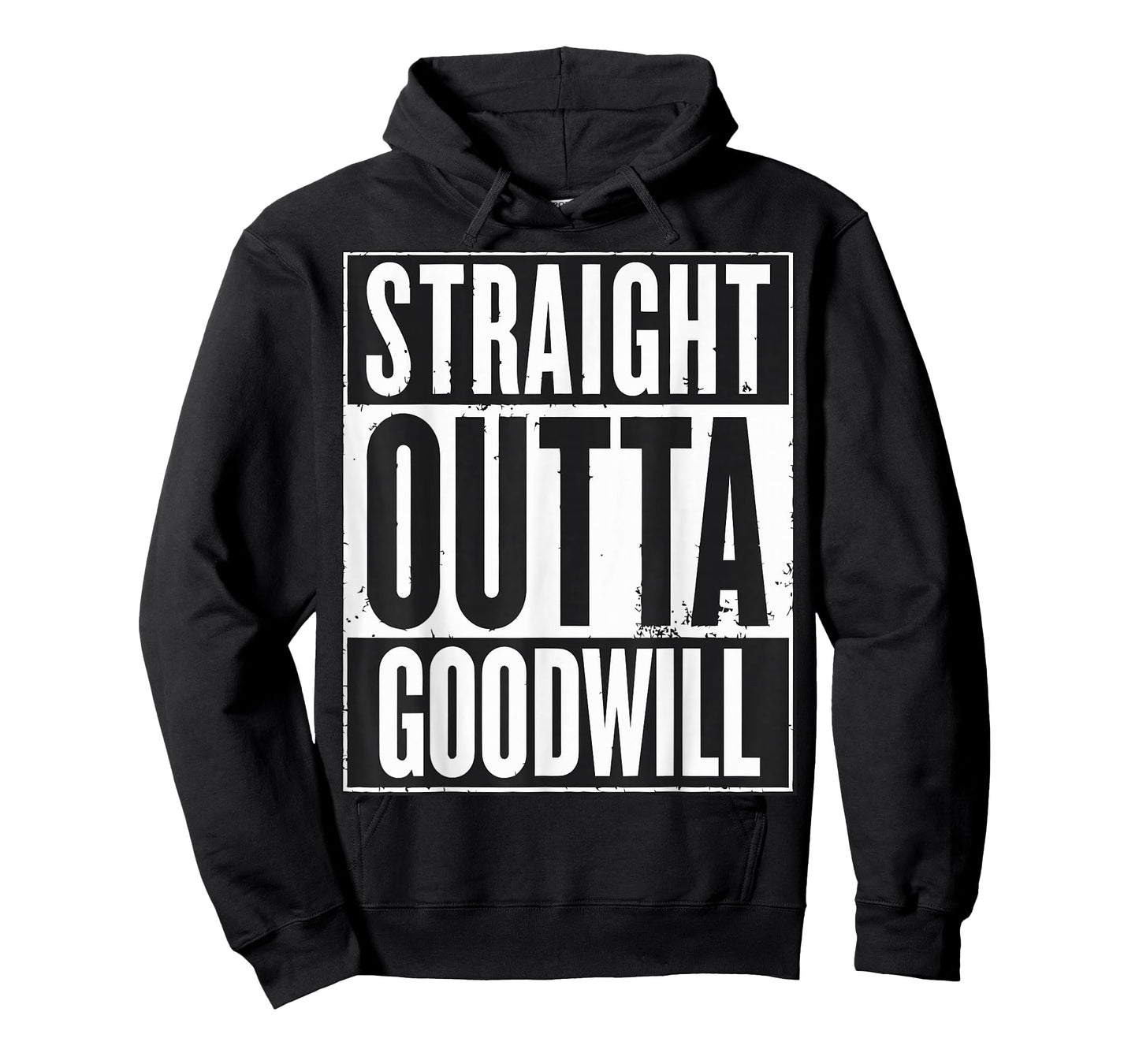 Straight Outta Goodwill - Male 3XL - Silver