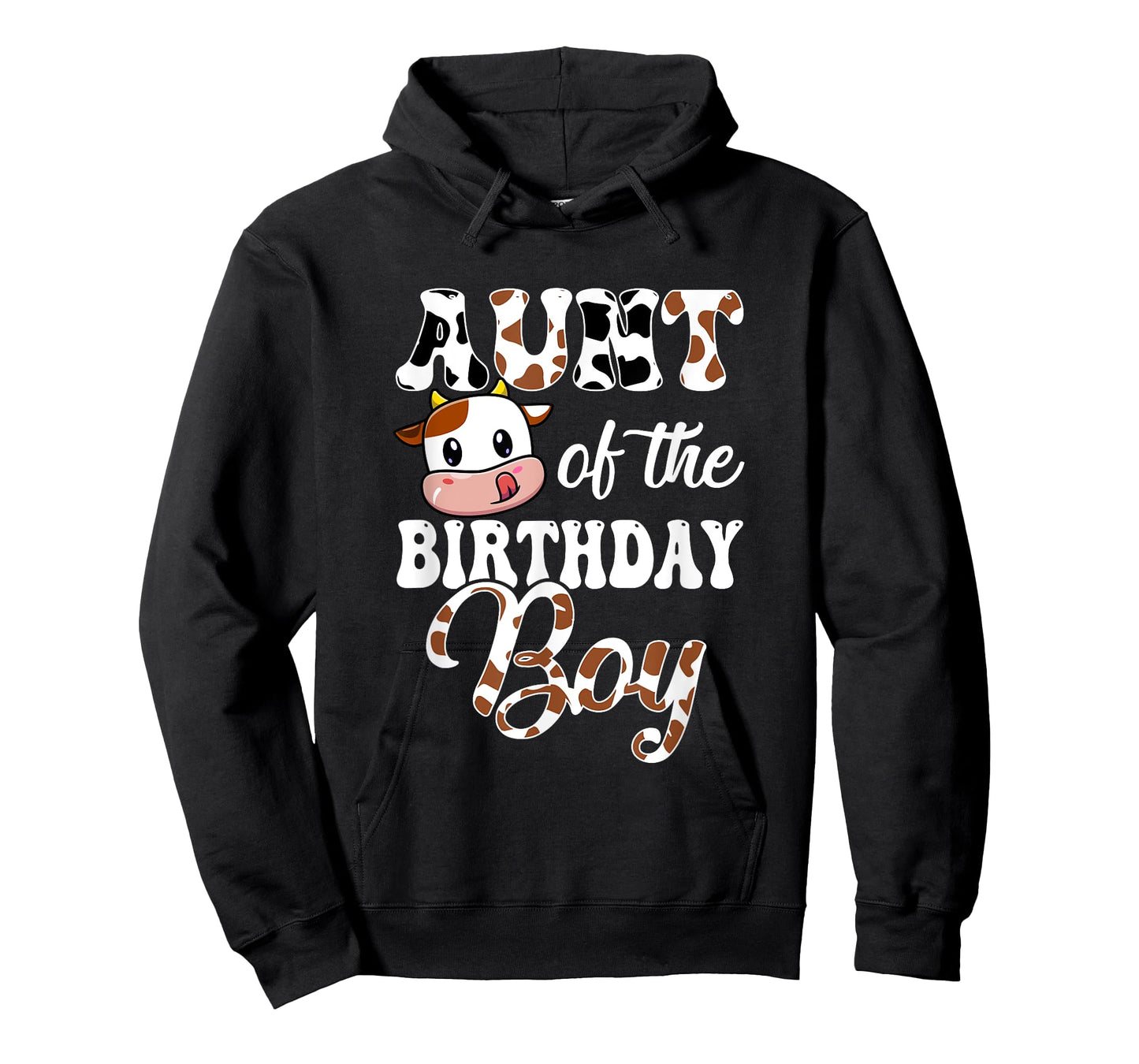 Aunt Of The Birthday Boy Cow Farm 1St Birthday Boy T-Shirt