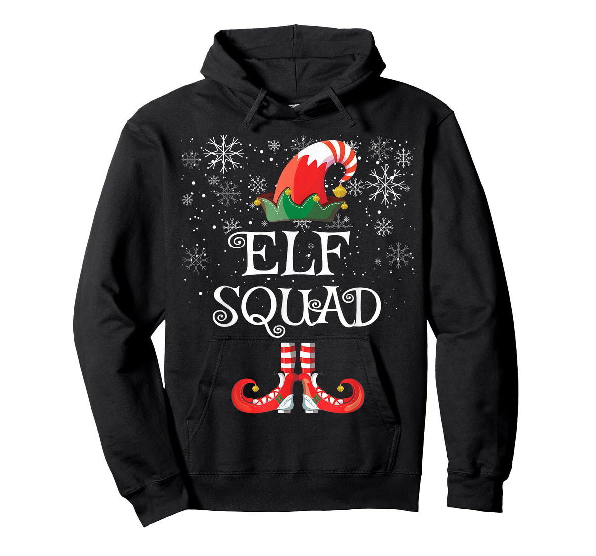 Elf Squad Shirt Funny Family Matching Christmas T-Shirt