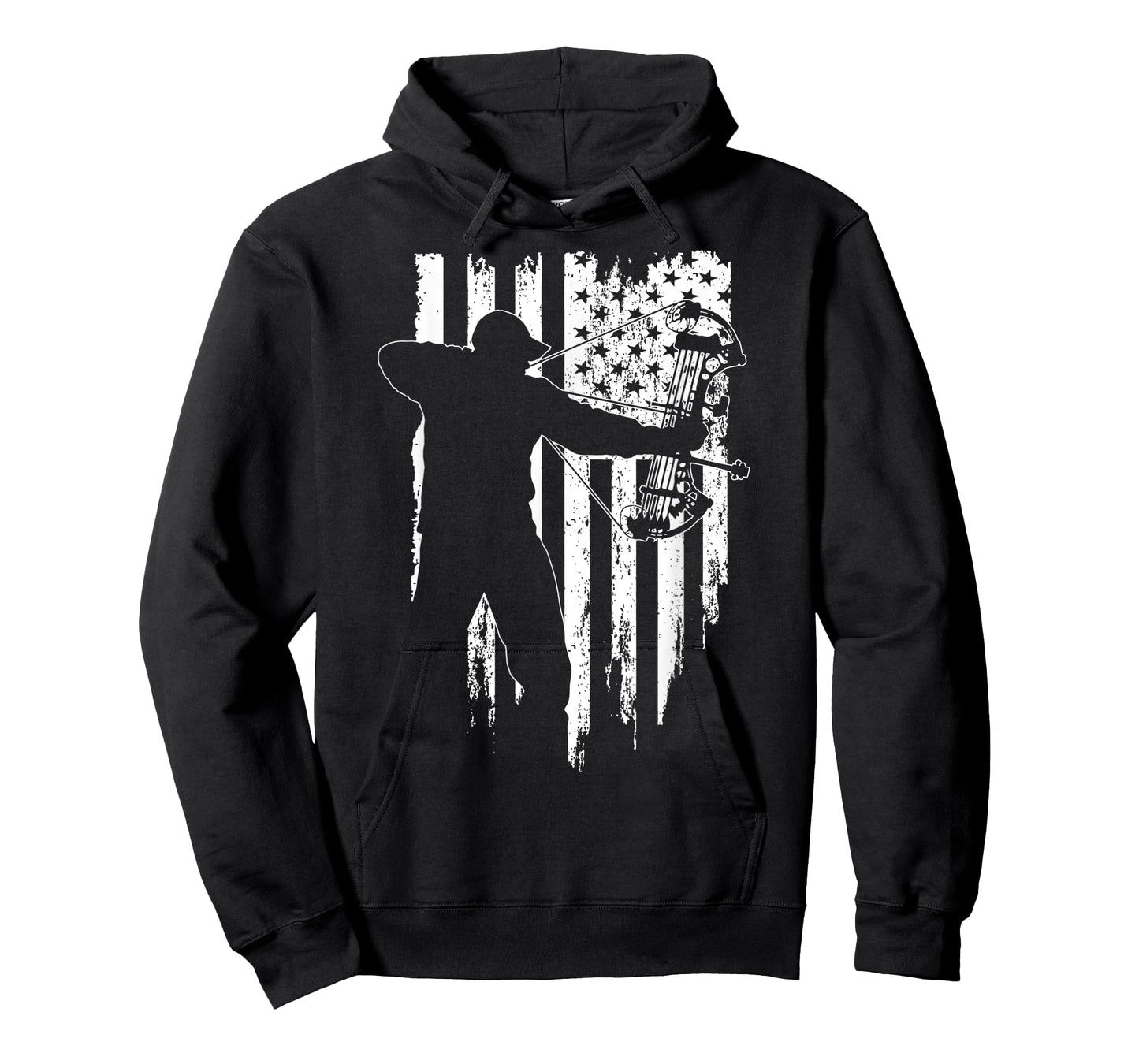 American Flag - Hunt Archery Bowhunting Compound Bow Hunting Women Men T-Shirt