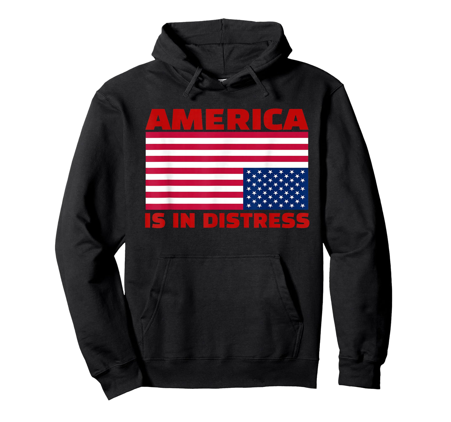 America is in distress.Upside down American Flag T-Shirt