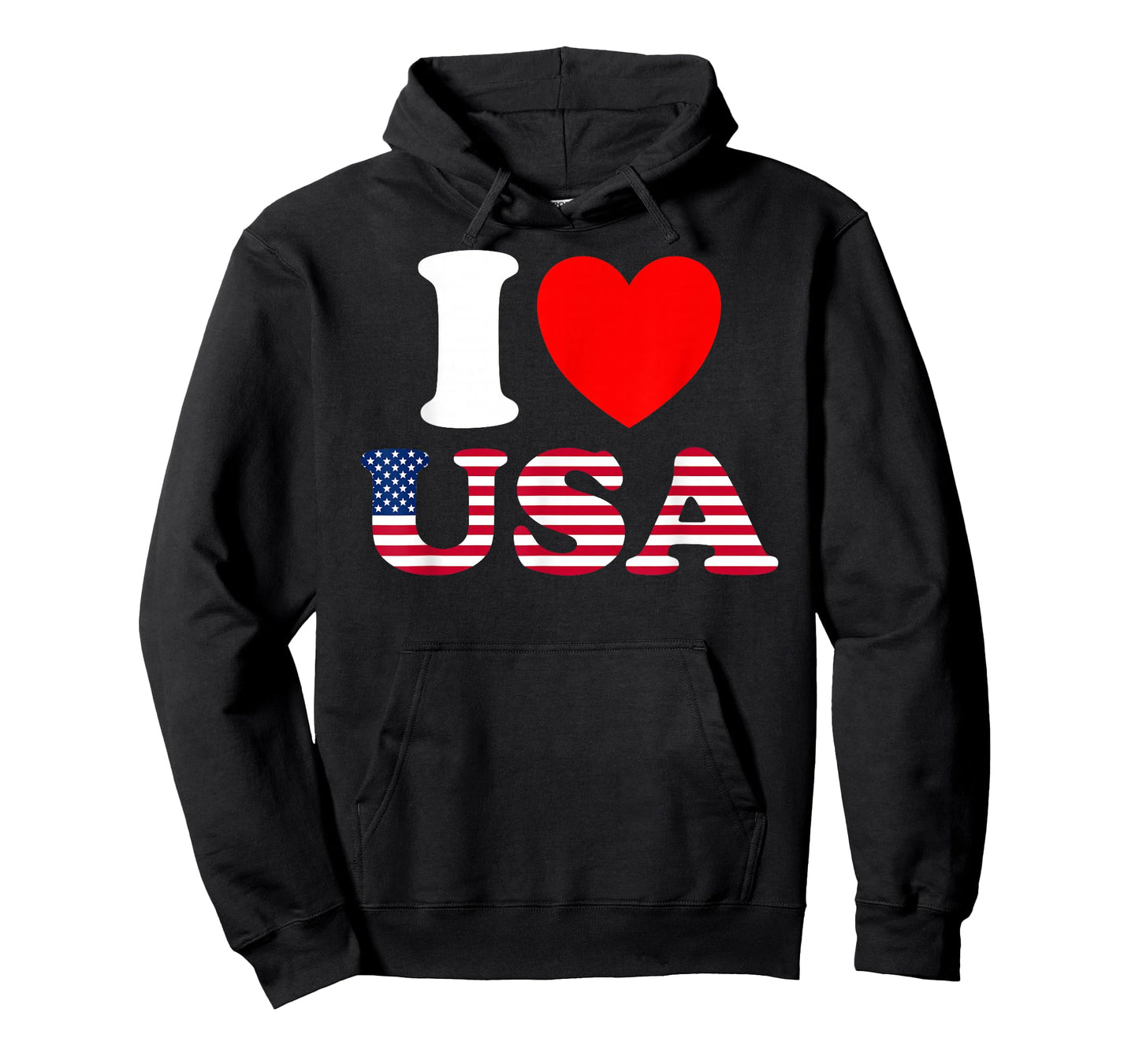 I Heart USA, I Love USA - Fun United States of America T-Shirt