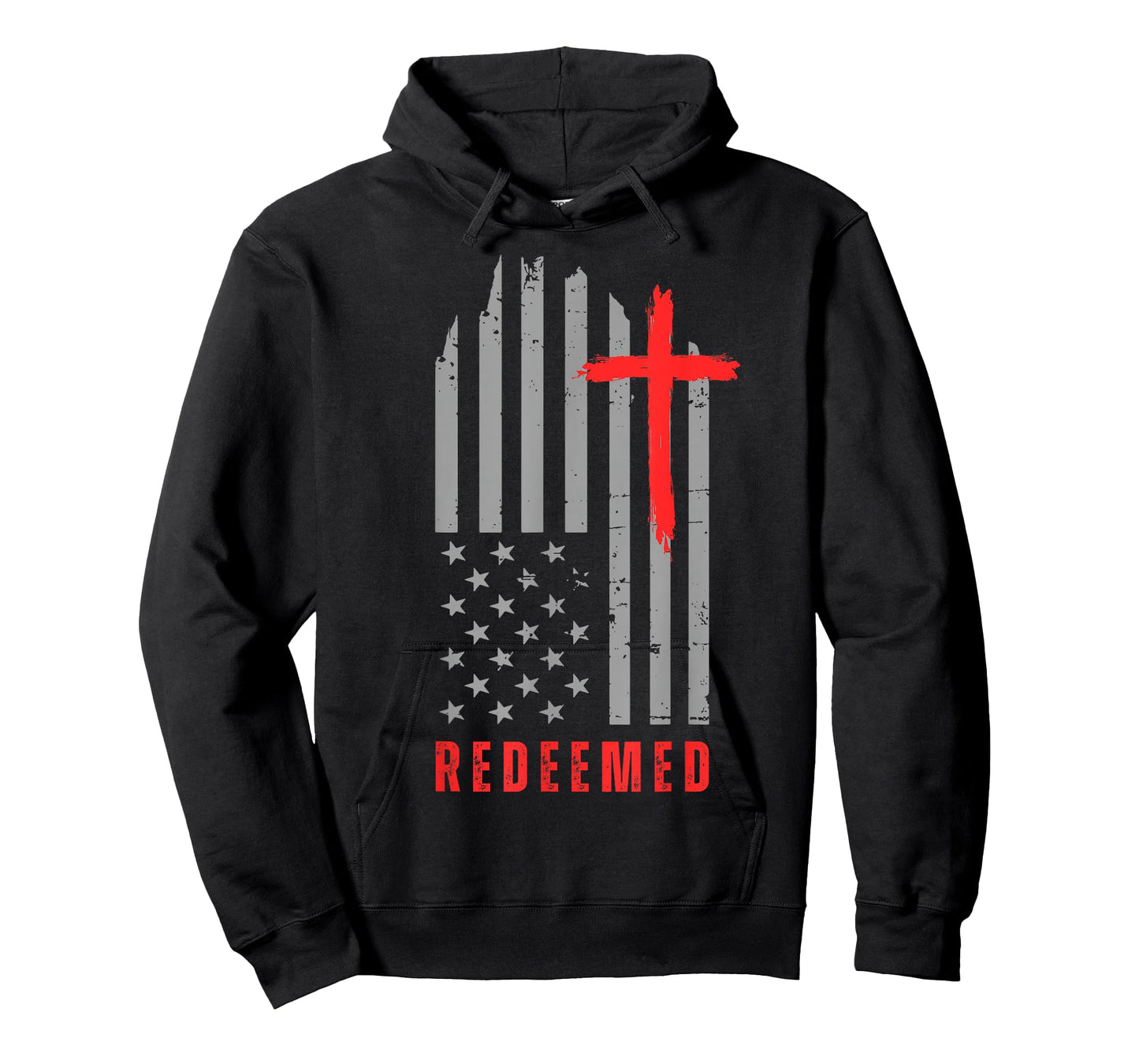 America Pride US Flag Redeemed Cross Christian Shirt T-Shirt