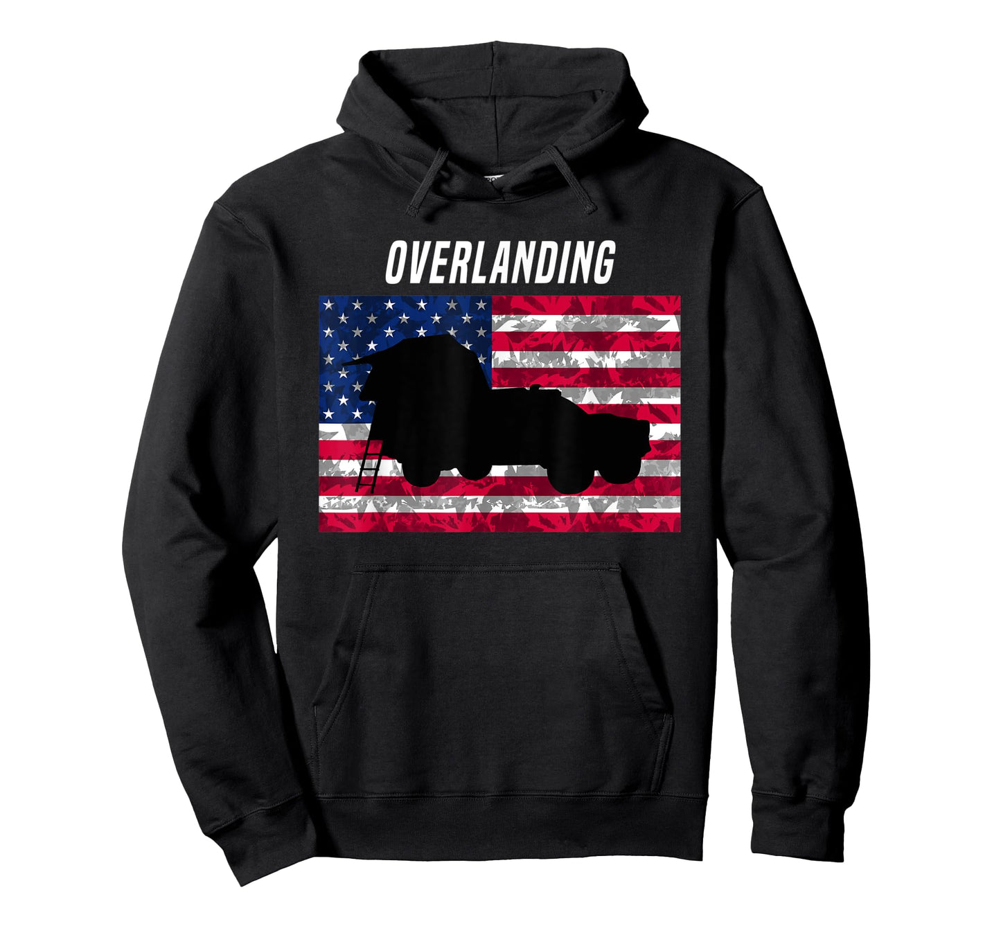 Overlanding American Flag t shirt Women Kids Men T-Shirt