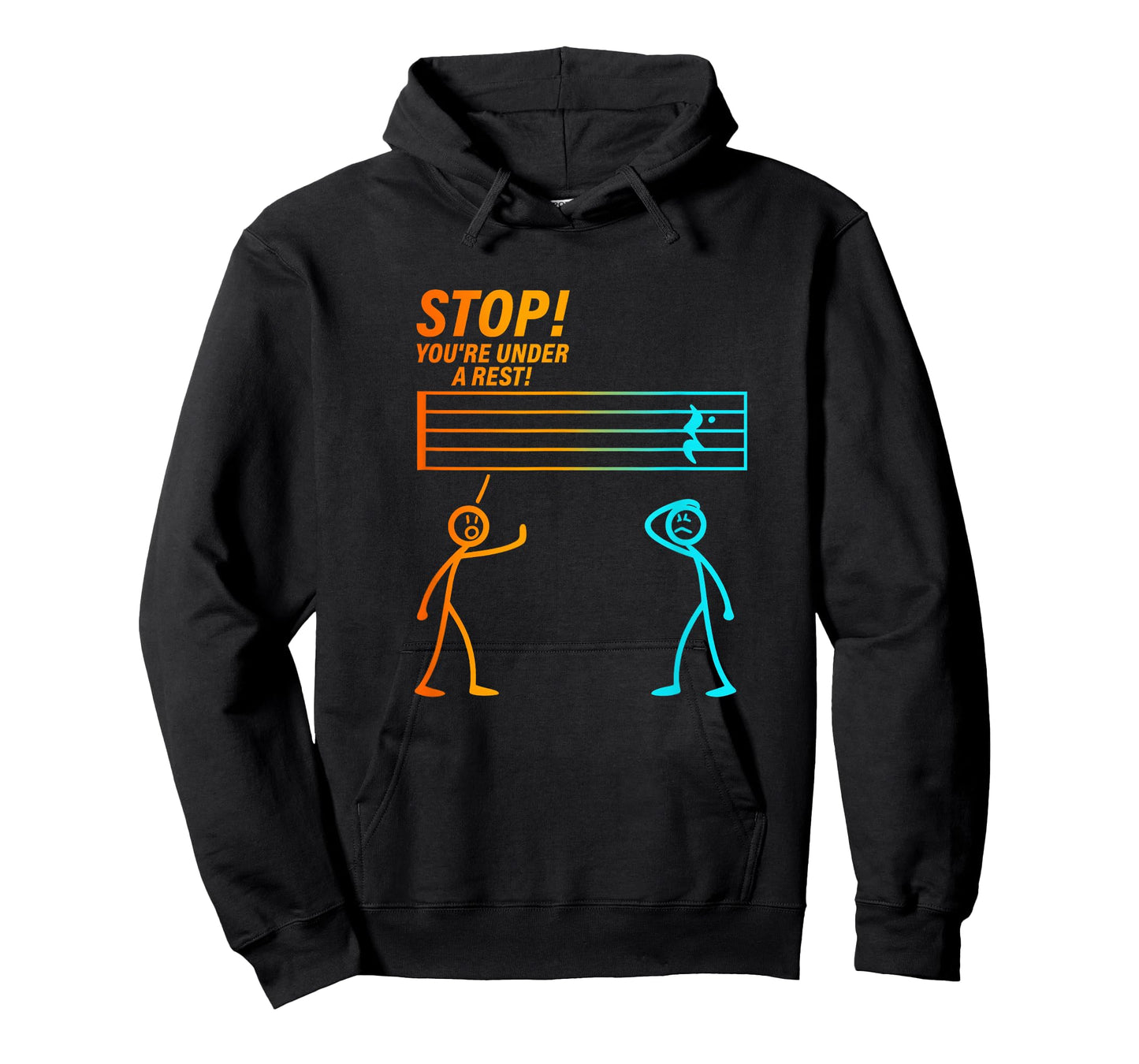 Stop You're Under a Rest | Funny Music Teacher Gifts T-Shirt