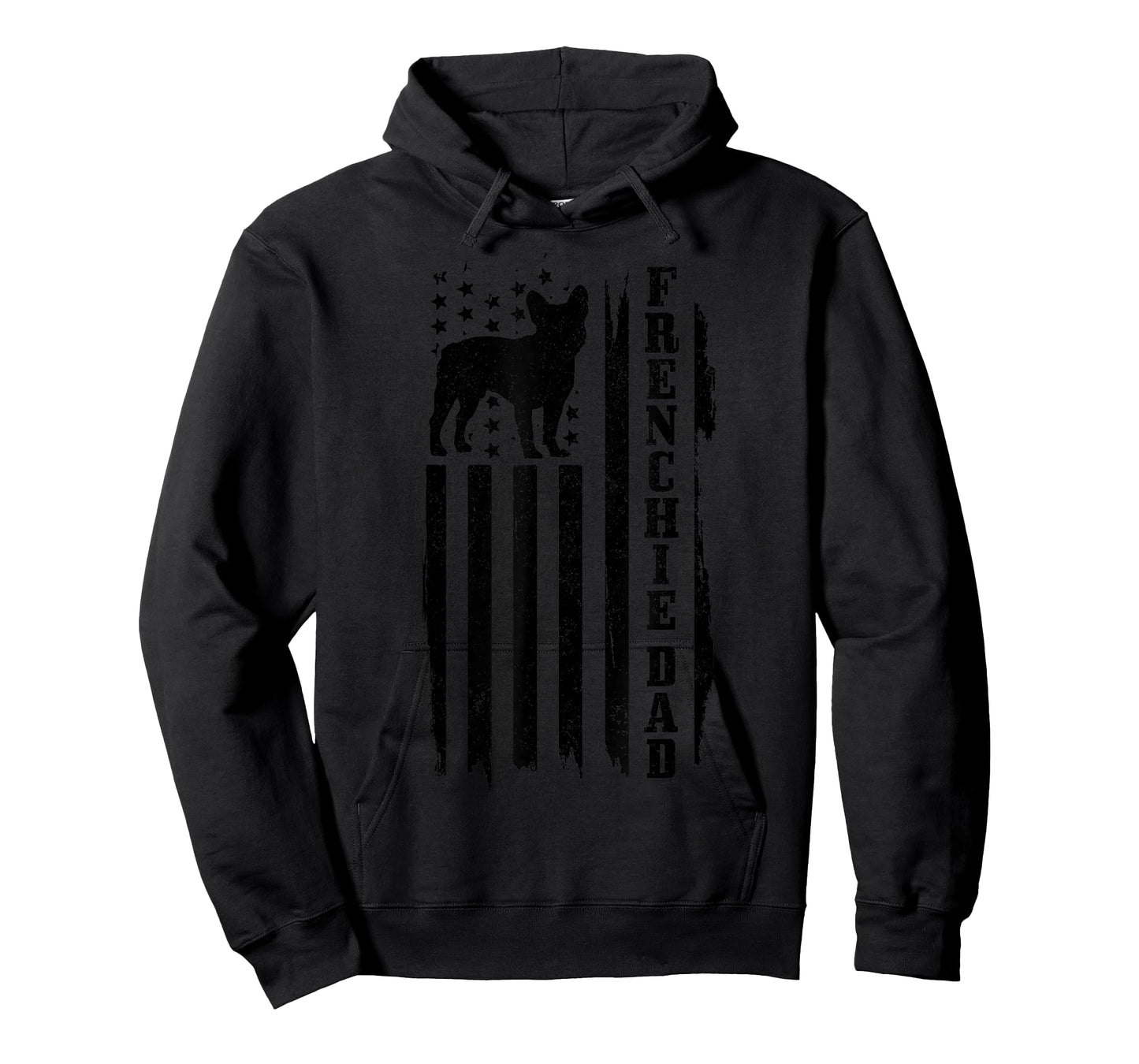 Frenchie Dad American Flag French Bulldog T-Shirt