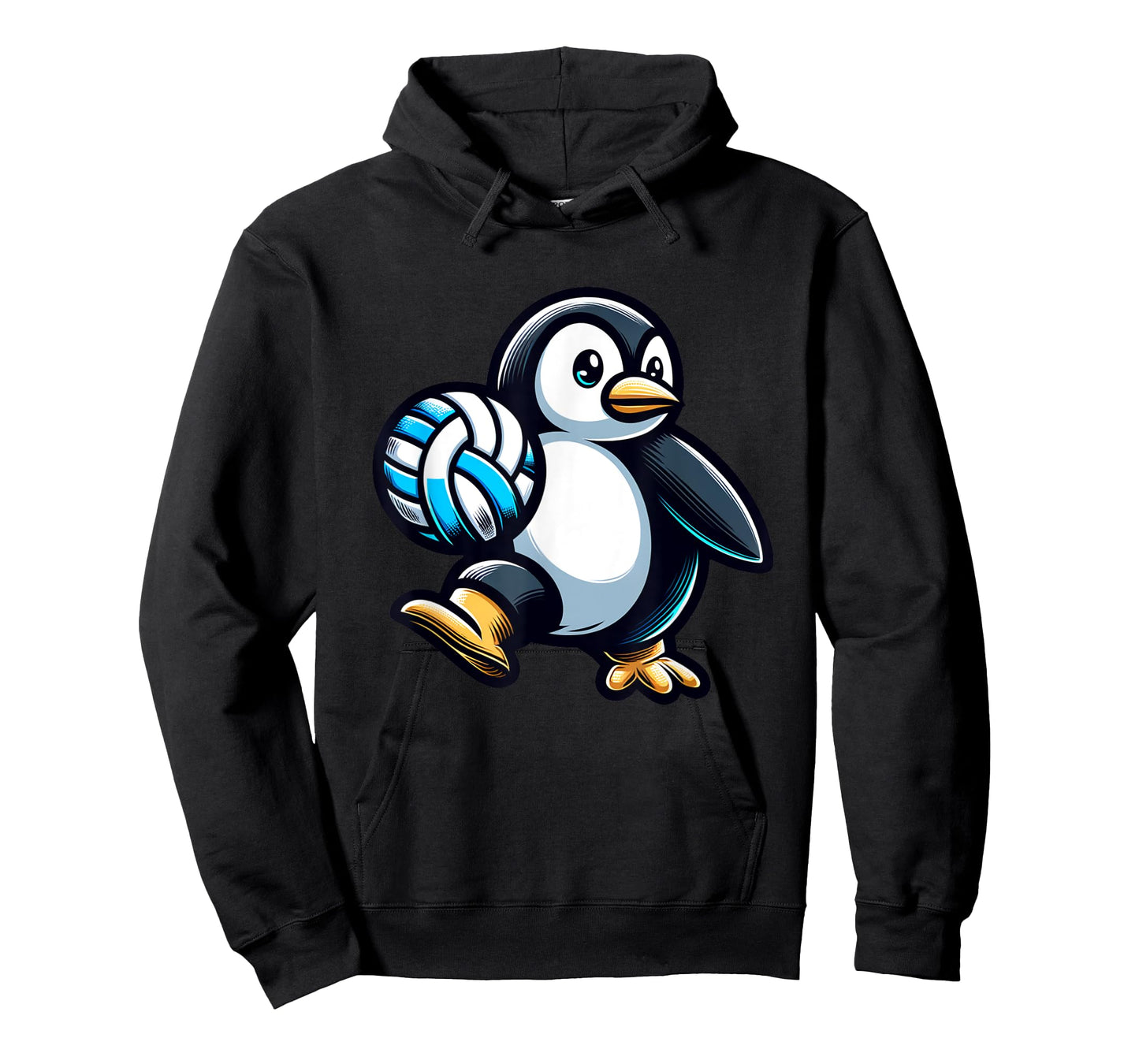 Adorable Penguin Volleyball Design Fun T-Shirt