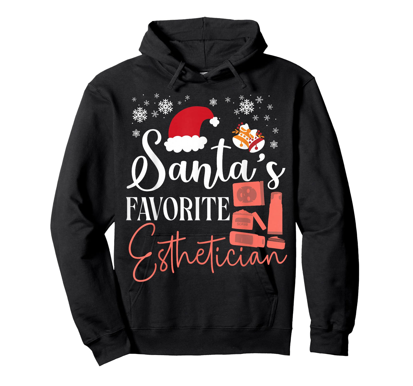 Cute Licensed Esthetician Skincare Beautician Christmas T-Shirt