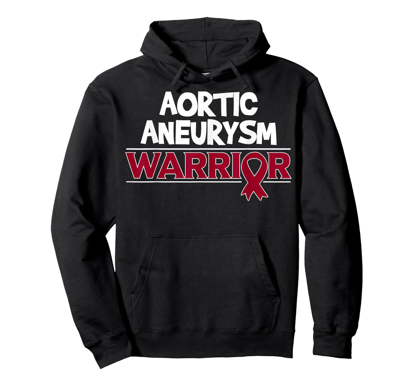 Aortic Aneurysm Survivor Burgundy Ribbon T-Shirt