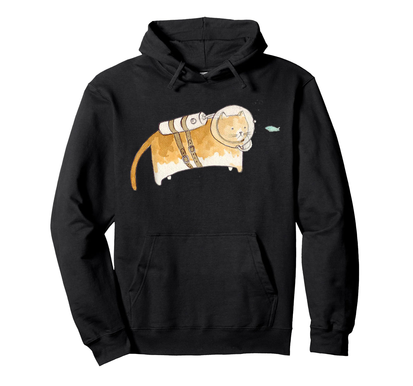 Scuba Cat Diving T-Shirt | Funny Scuba Diving Underwater Tee T-Shirt for Men Women Girls Kids