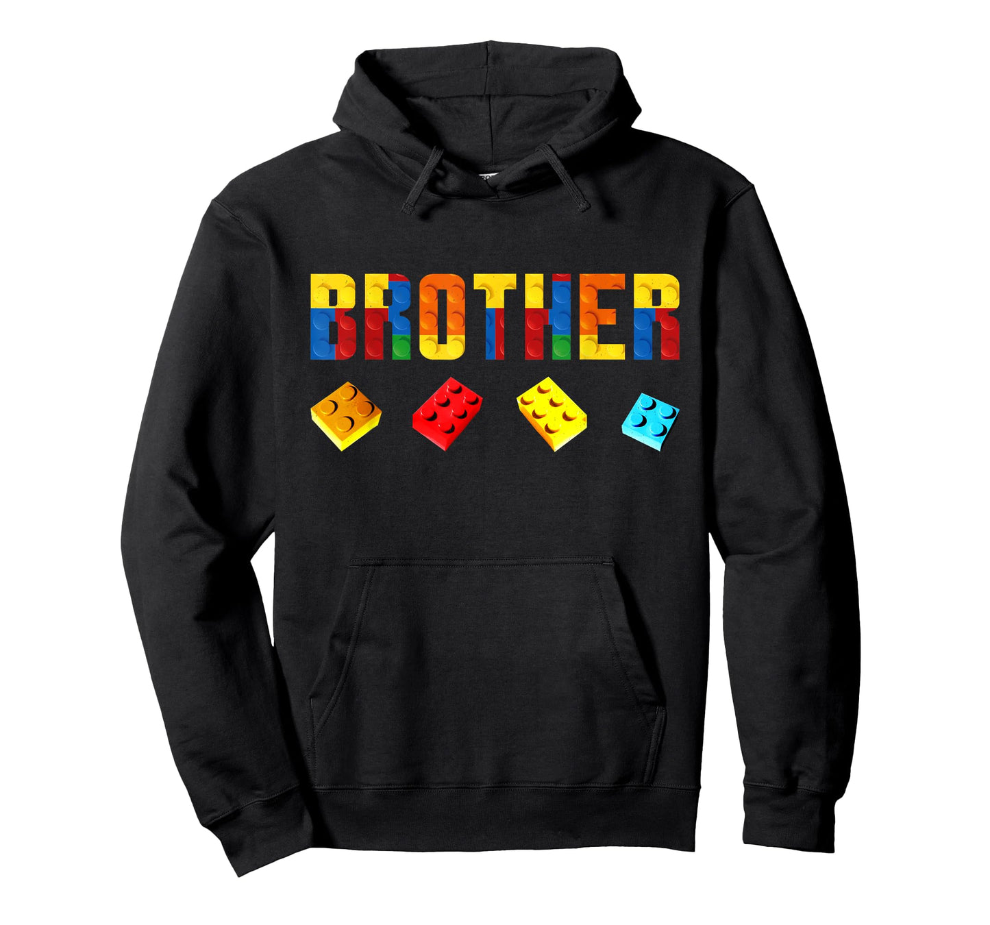 Brother Master Builder Building Blocks Birthday Family Boys T-Shirt