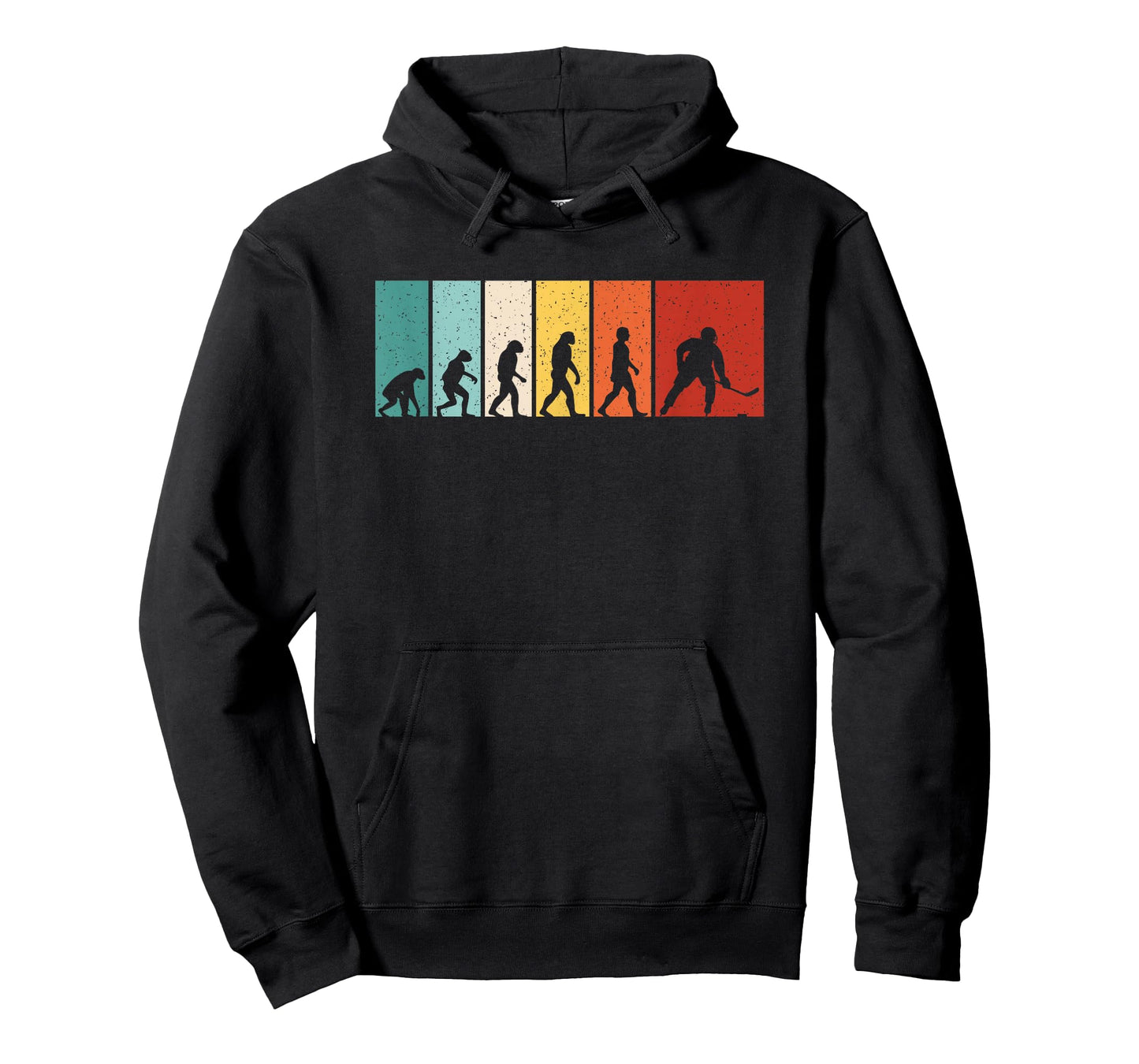 Hockey Evolution Retro Ice Hockey Player Men Boys T-Shirt