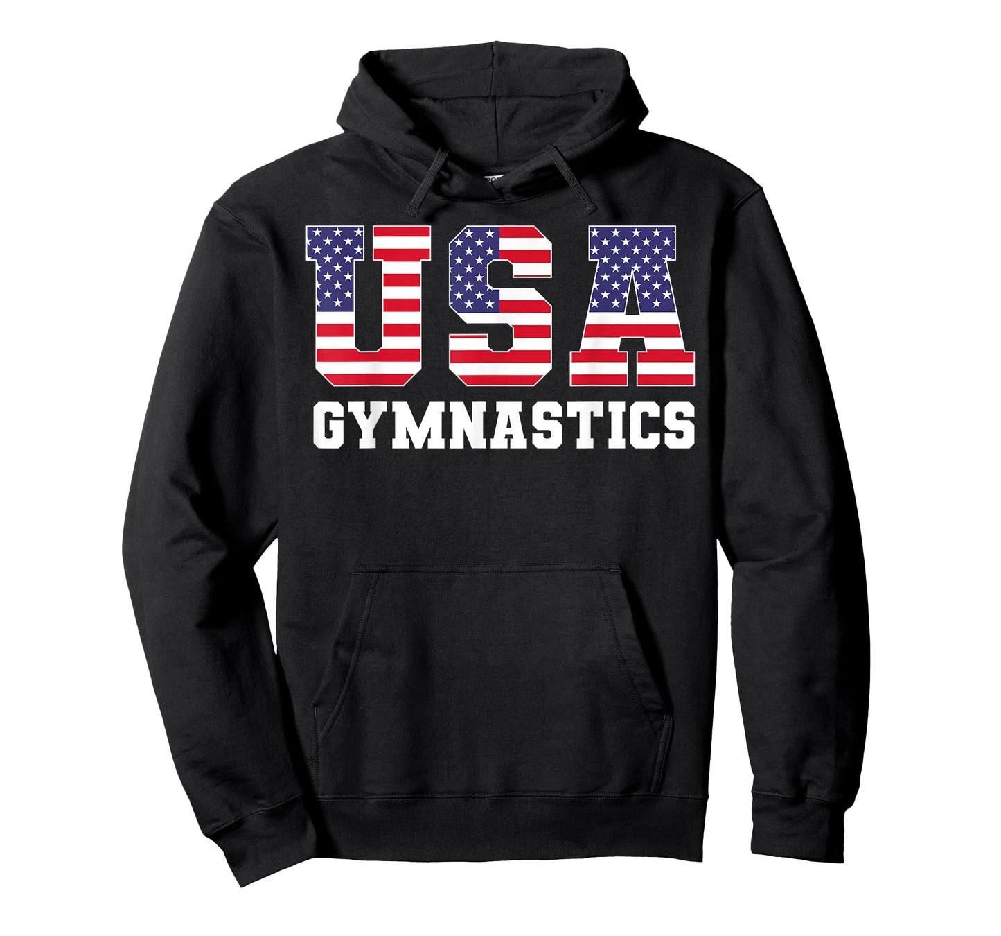 Gymnast Gymnastics USA American Flag 4th of July Girls Boys T-Shirt