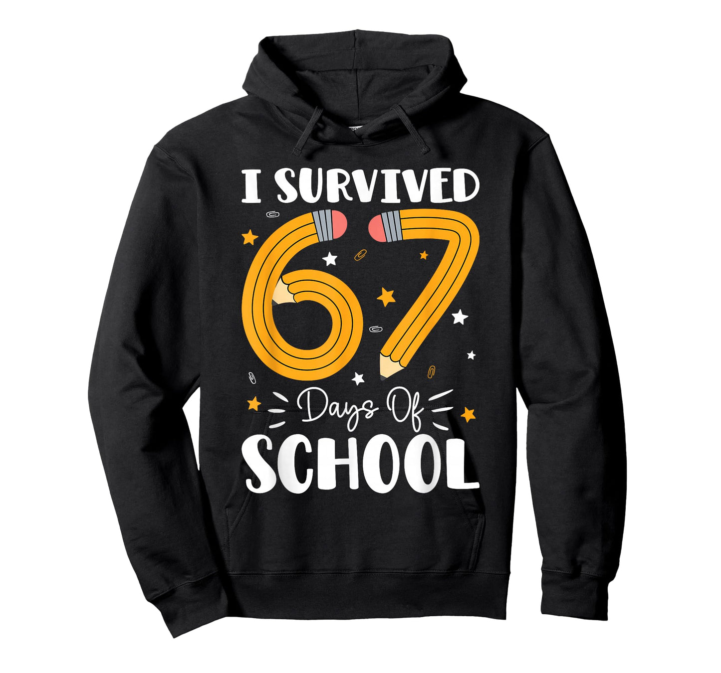 I Survived 67 Days of School Funny 67 Teachers Students Meme T-Shirt