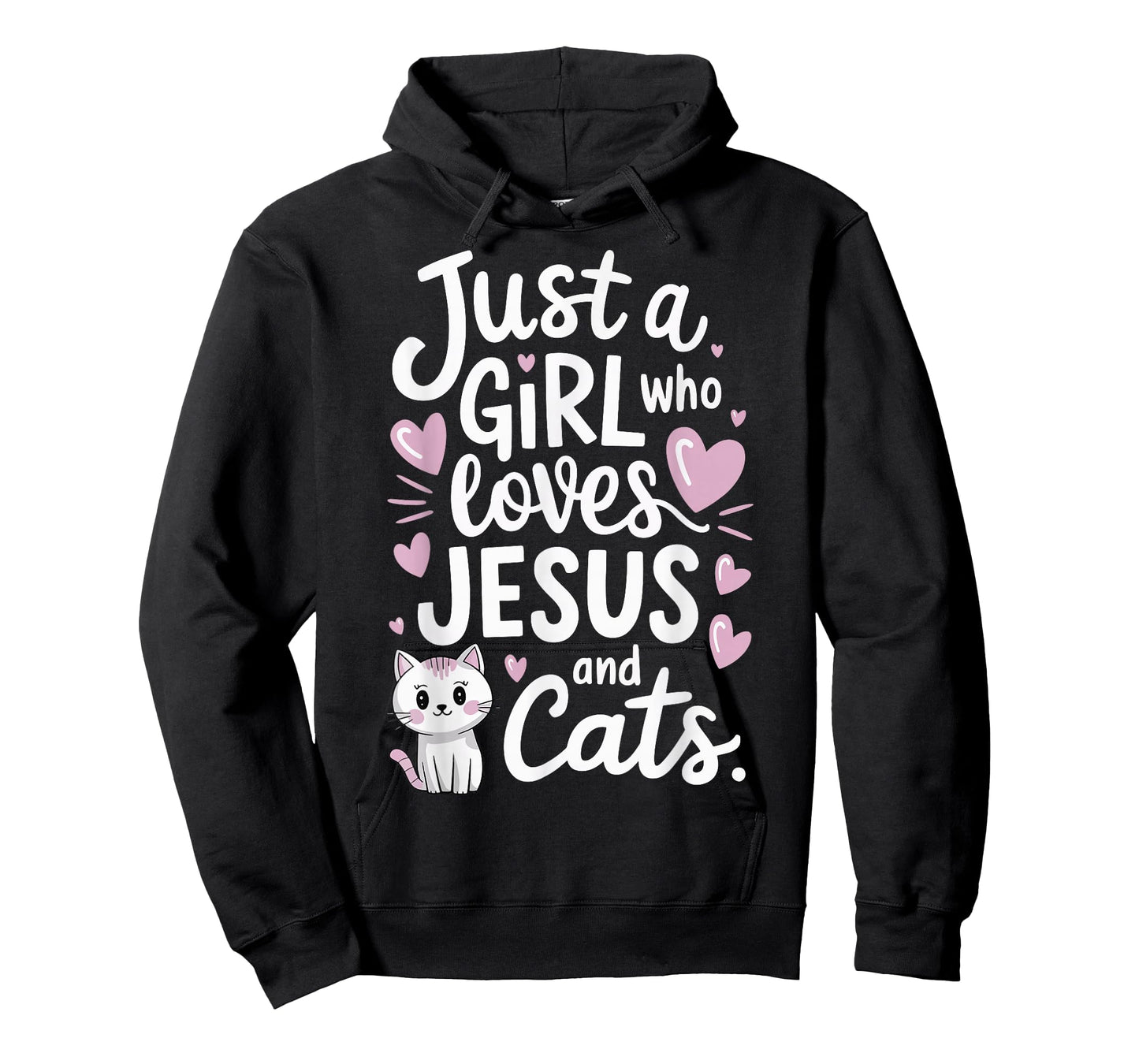 Just A Girl Who Loves Jesus And Cats T-Shirt