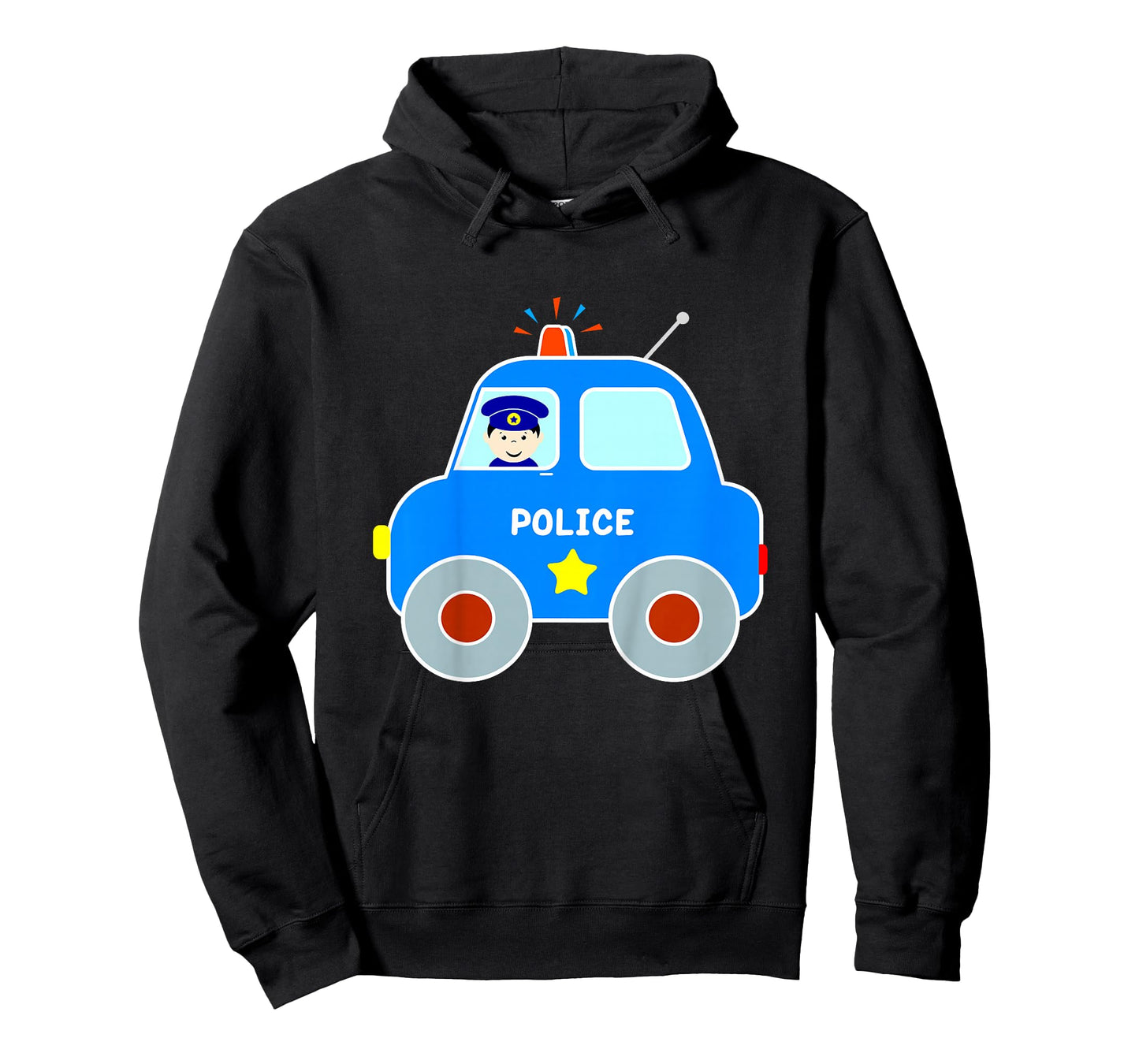 Police Car Toddler Boys Girls Cute Cop Patrol Vehicle T-Shirt