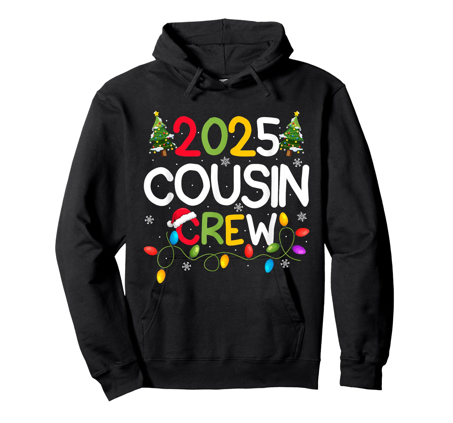 Cousin Crew 2025 Christmas Family Adult Kids Holiday Xmas T-Shirt