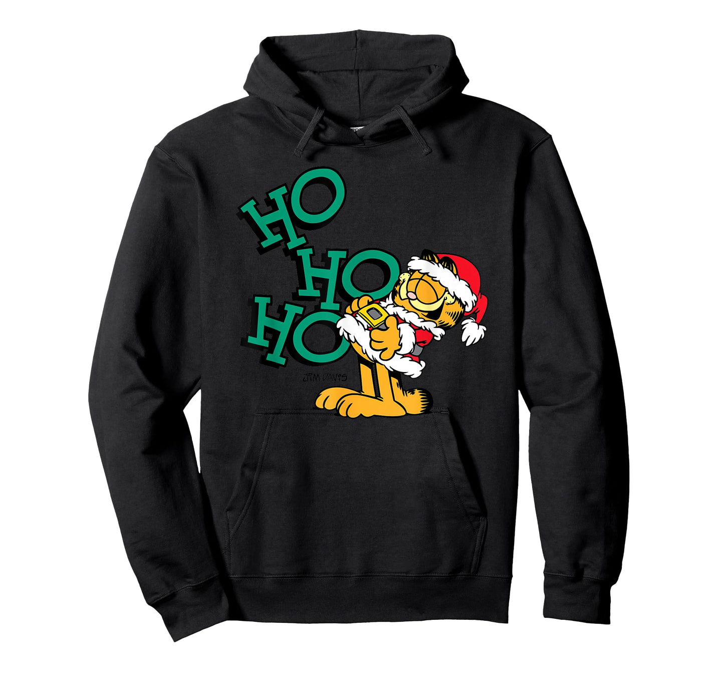 Garfield Ho Ho Ho Santa Christmas Cartoon Cat T-Shirt for Men Women Kids