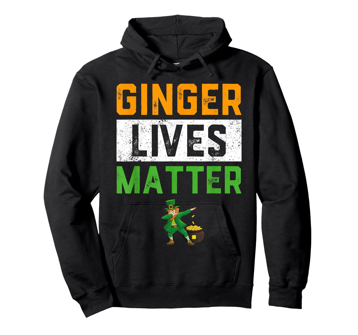 Ginger Lives Matter Shirt Kids Funny Dabbing St Patricks Day T-Shirt