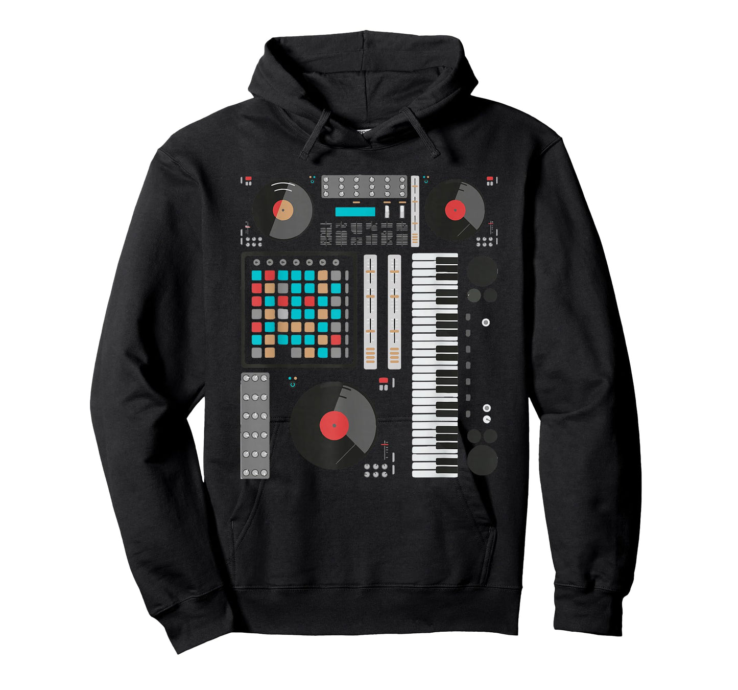 Electronic Music Synthesizer Techno Music DJ Producer T-Shirt