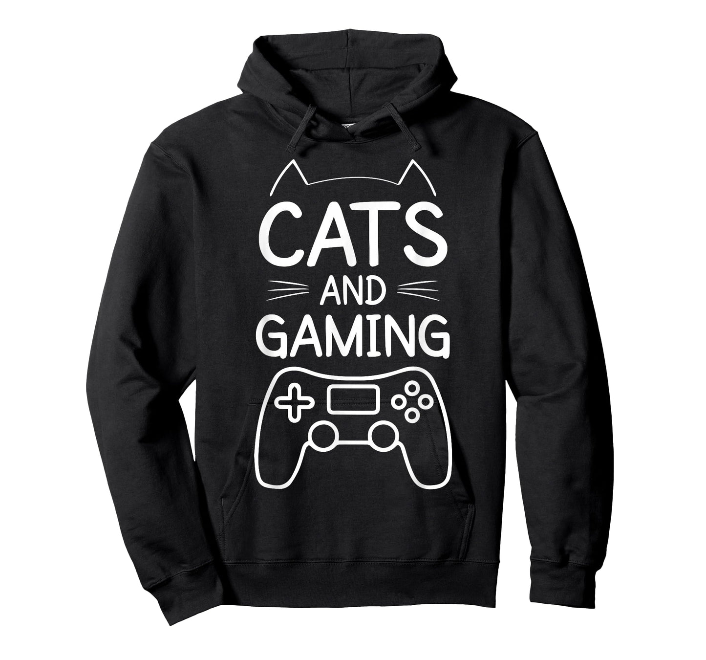 Cats & Gaming Humor Gamer Cat Guy Design Cat Lover & Gamer T-Shirt for Men Women Girls Kids