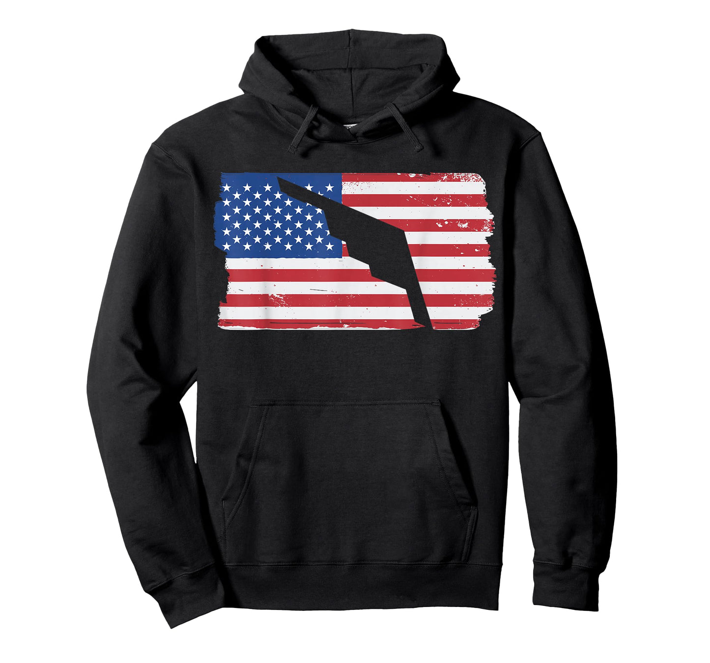 B-2 Stealth Bomber Military Airplane American Flag B2 T-Shirt