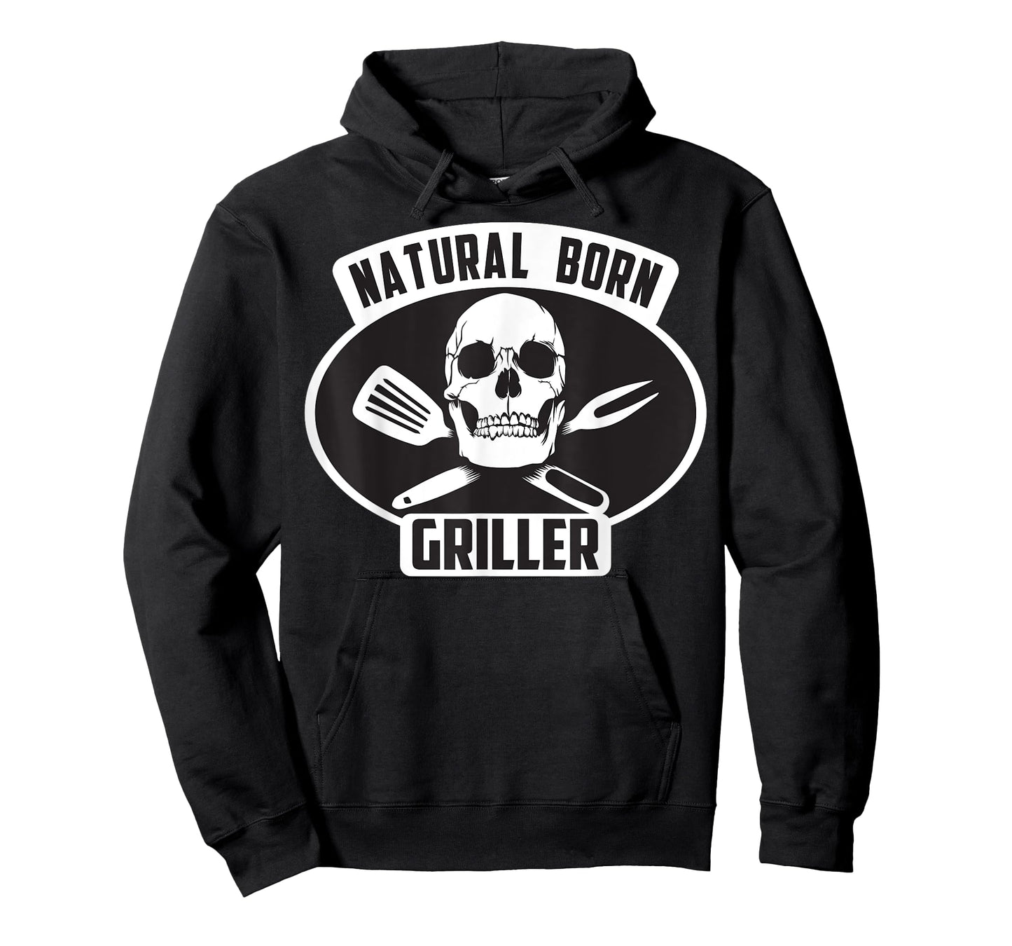 Cool Natural Born Griller BBQ Gift T-Shirt For Grill Master T-Shirt