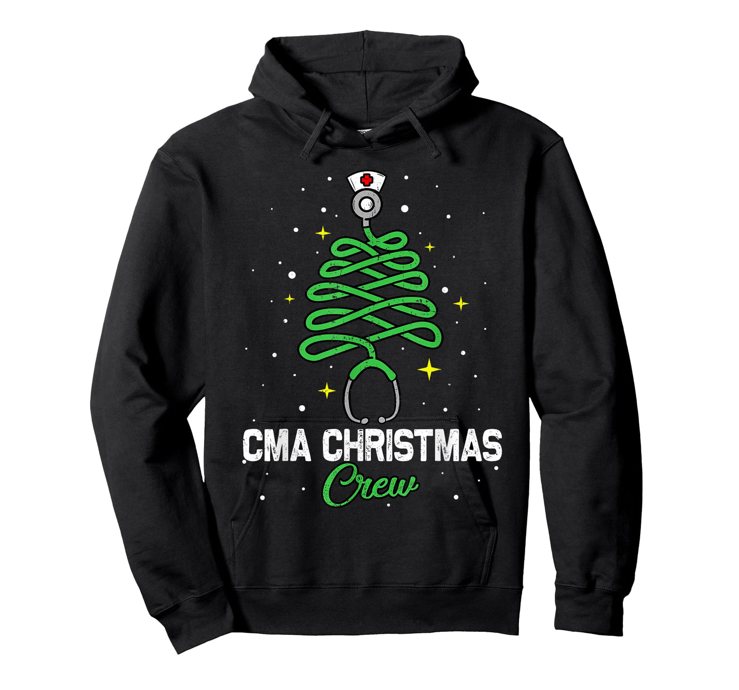 CMA Christmas Crew Cute Christmas Tree Xmas Lights Nurse T-Shirt