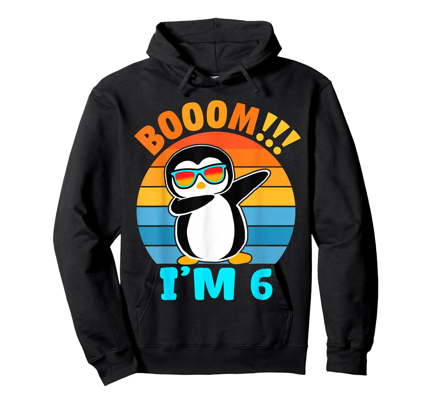 6th Birthday Dabbing Penguin 6 Year Old Bday Party Boy Girl T-Shirt
