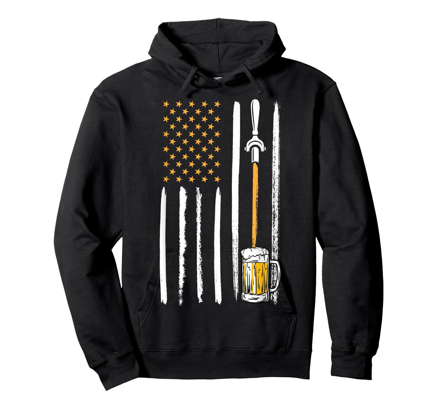 Craft Beer American Flag USA 4th July Brewery Alcohol Lovers T-Shirt