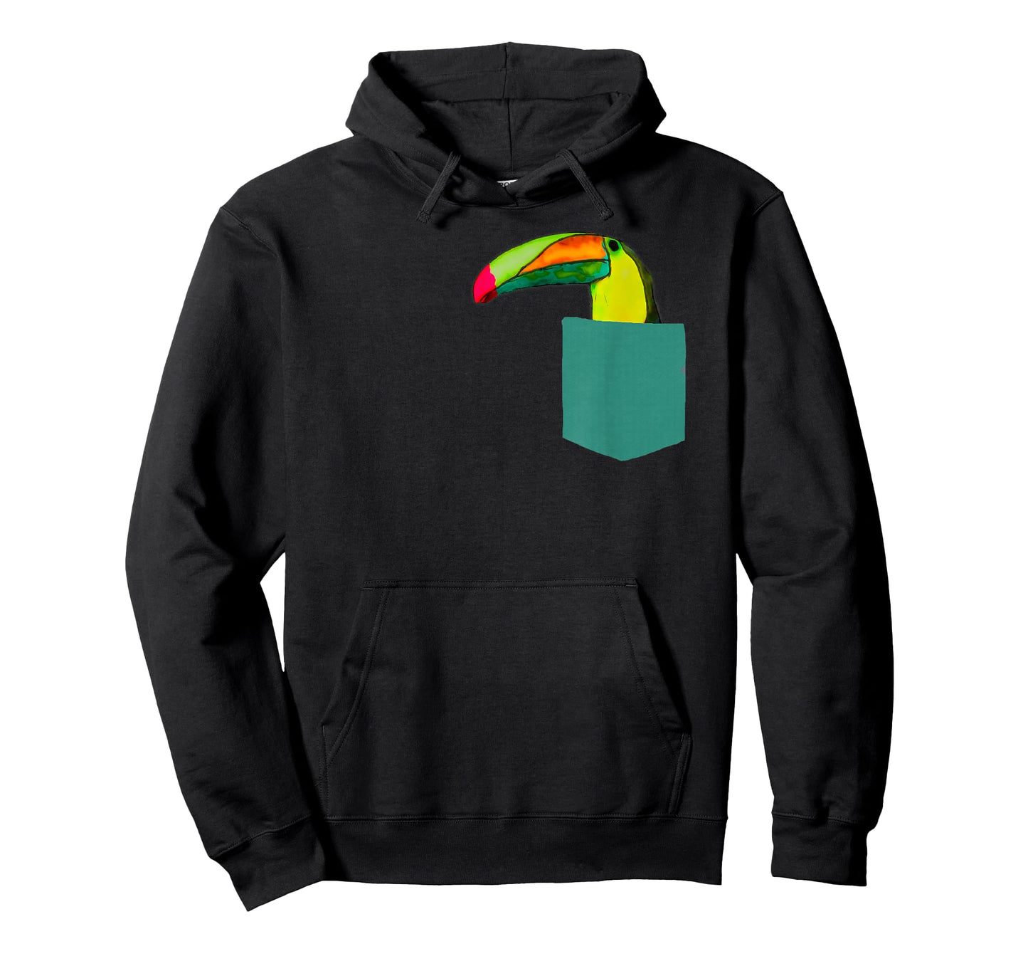 Funny Bird Shirt - Cute Toucan in Pocket for Men Women Kids T-Shirt