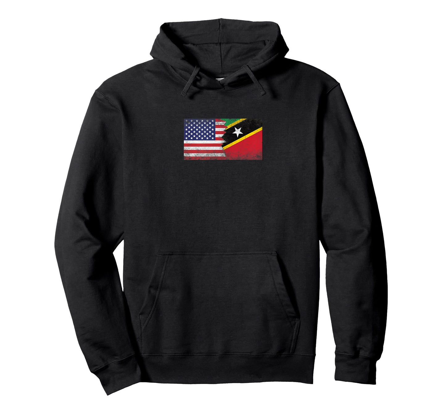USA & St Kitts and Nevis Flags - American Kittian T-Shirt