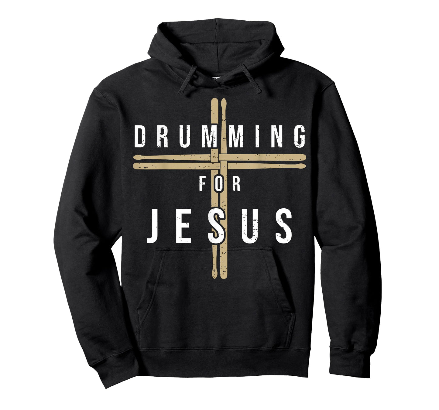 Drummer Drumming Drums Percussion I Jesus Christian Church T-Shirt Small