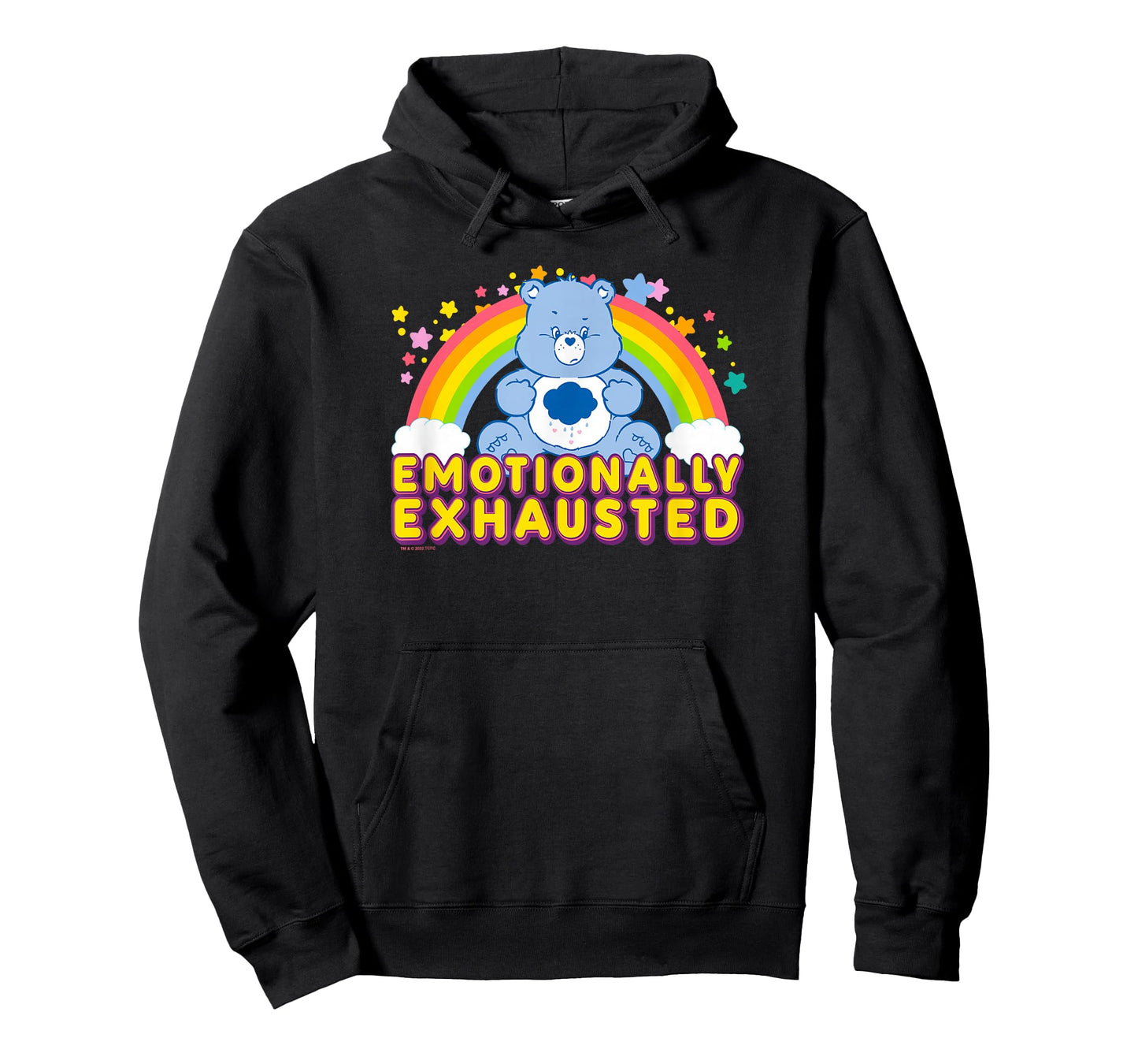 Care Bears Emotionally Exhausted Rainbow Grumpy Bear Icon T-Shirt