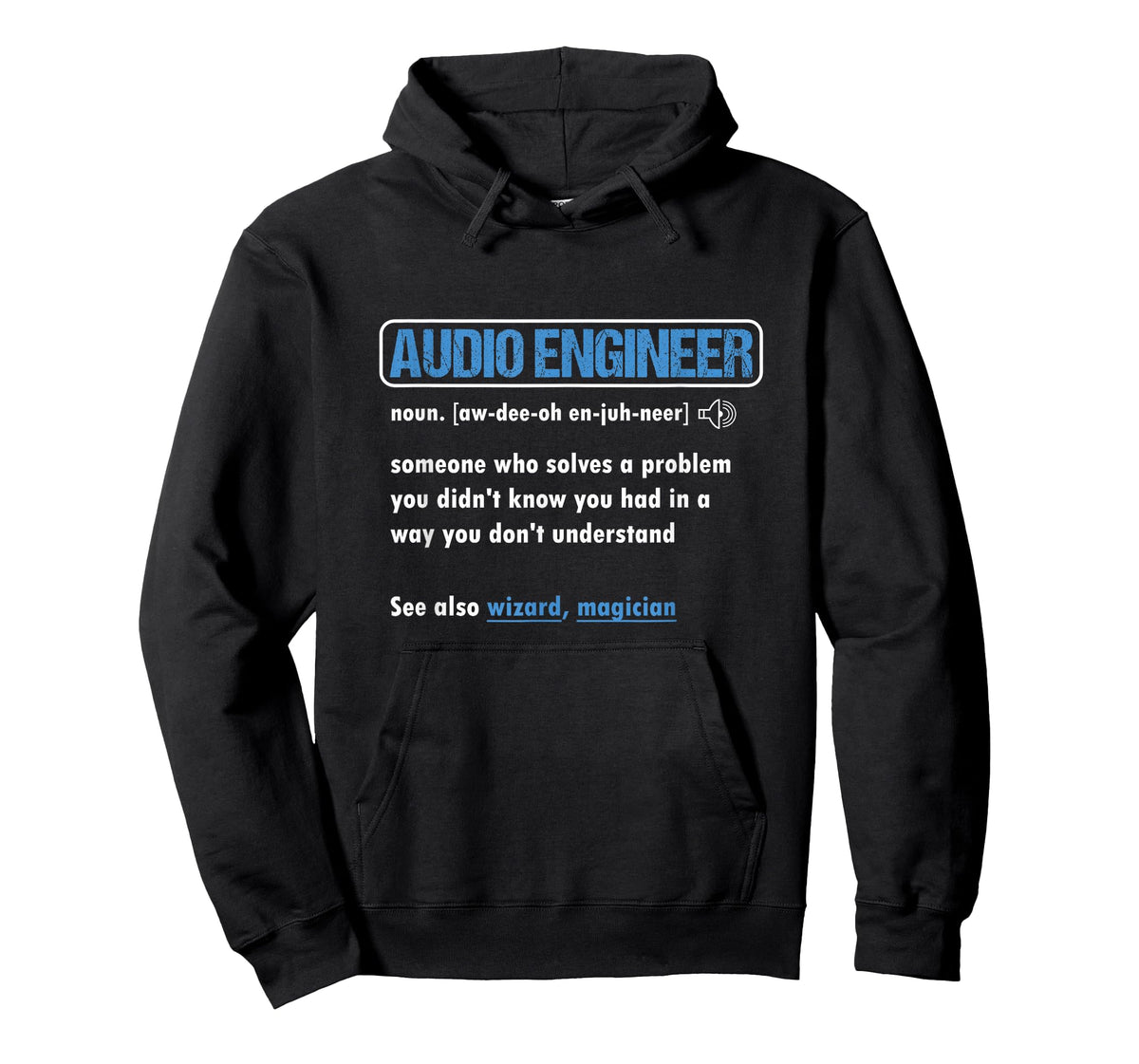 Funny Audio Engineer Definition Sound Technician Engineer T-Shirt