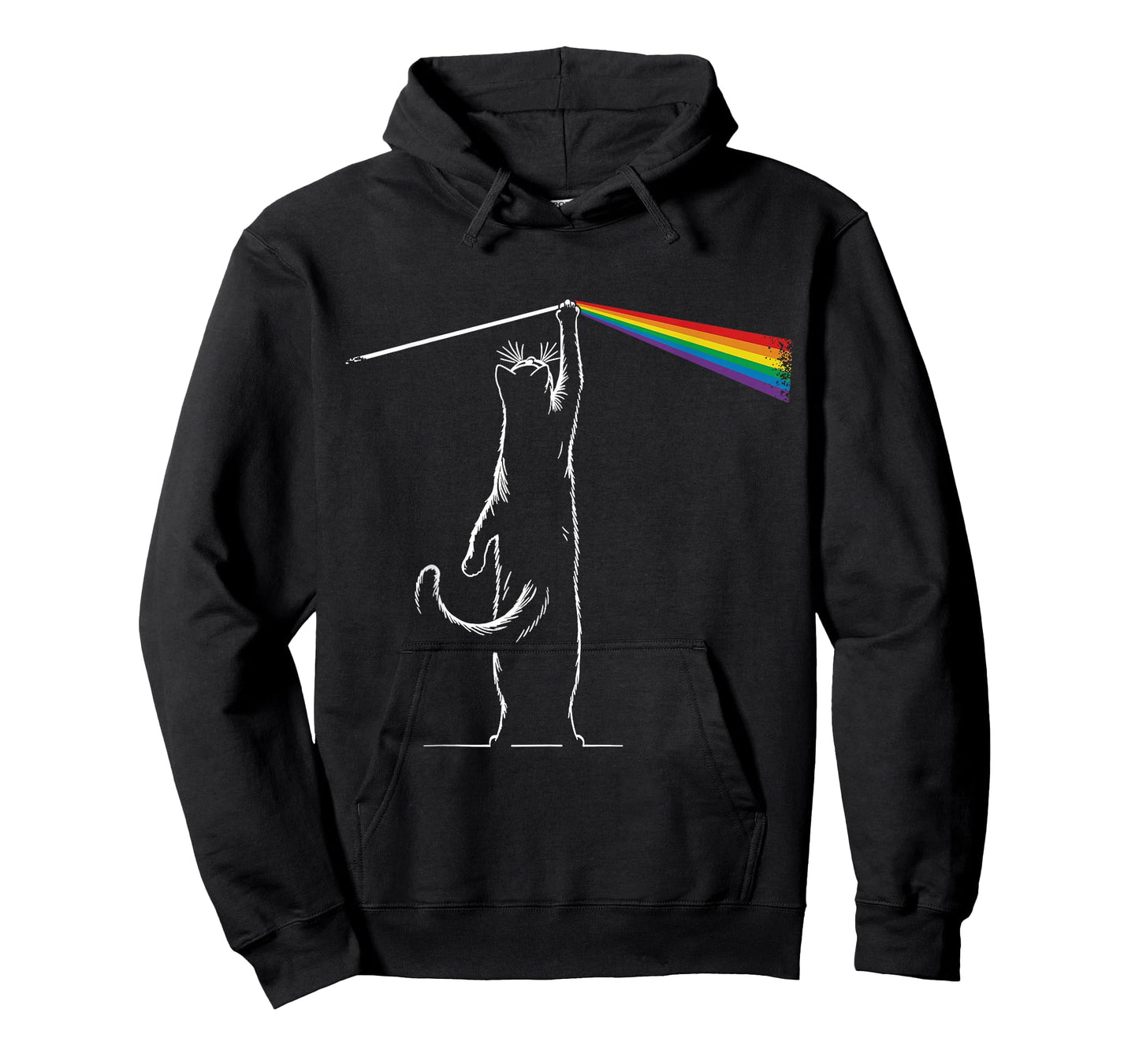 Playing with Light Cat Gift Men Kids Women Funny Cat T-Shirt