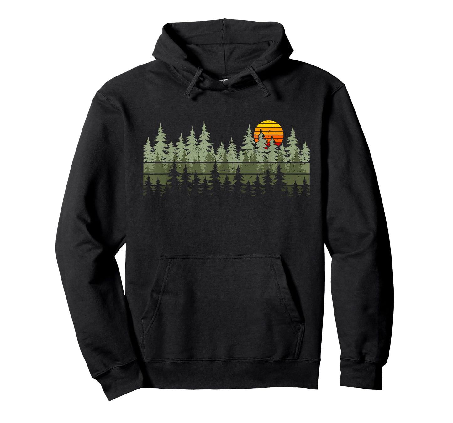 Trees Wildlife Nature Vintage Forest T-Shirt