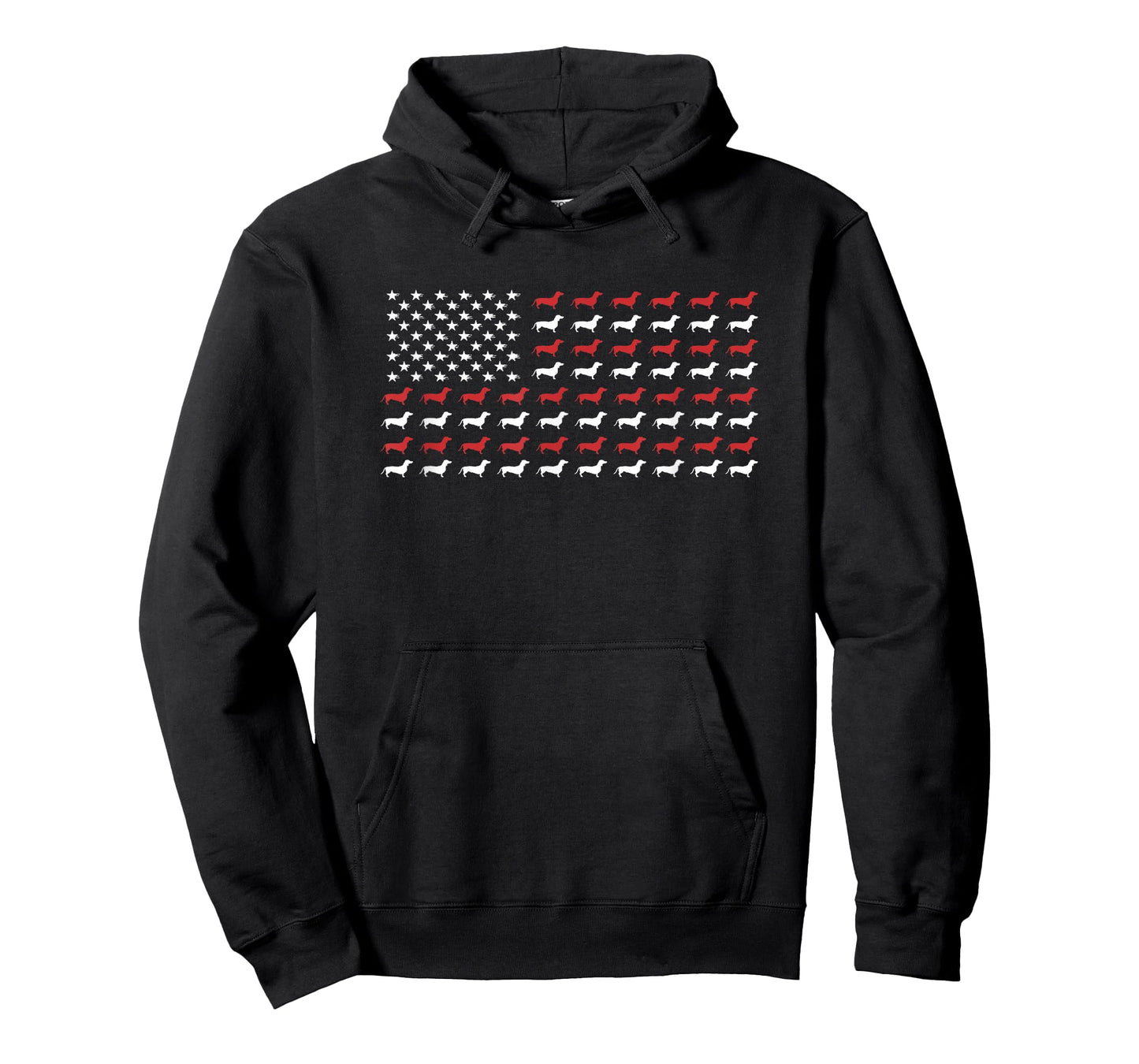 American Flag Dachshund Patriotic Dachshund Doxie Lover T-Shirt Small