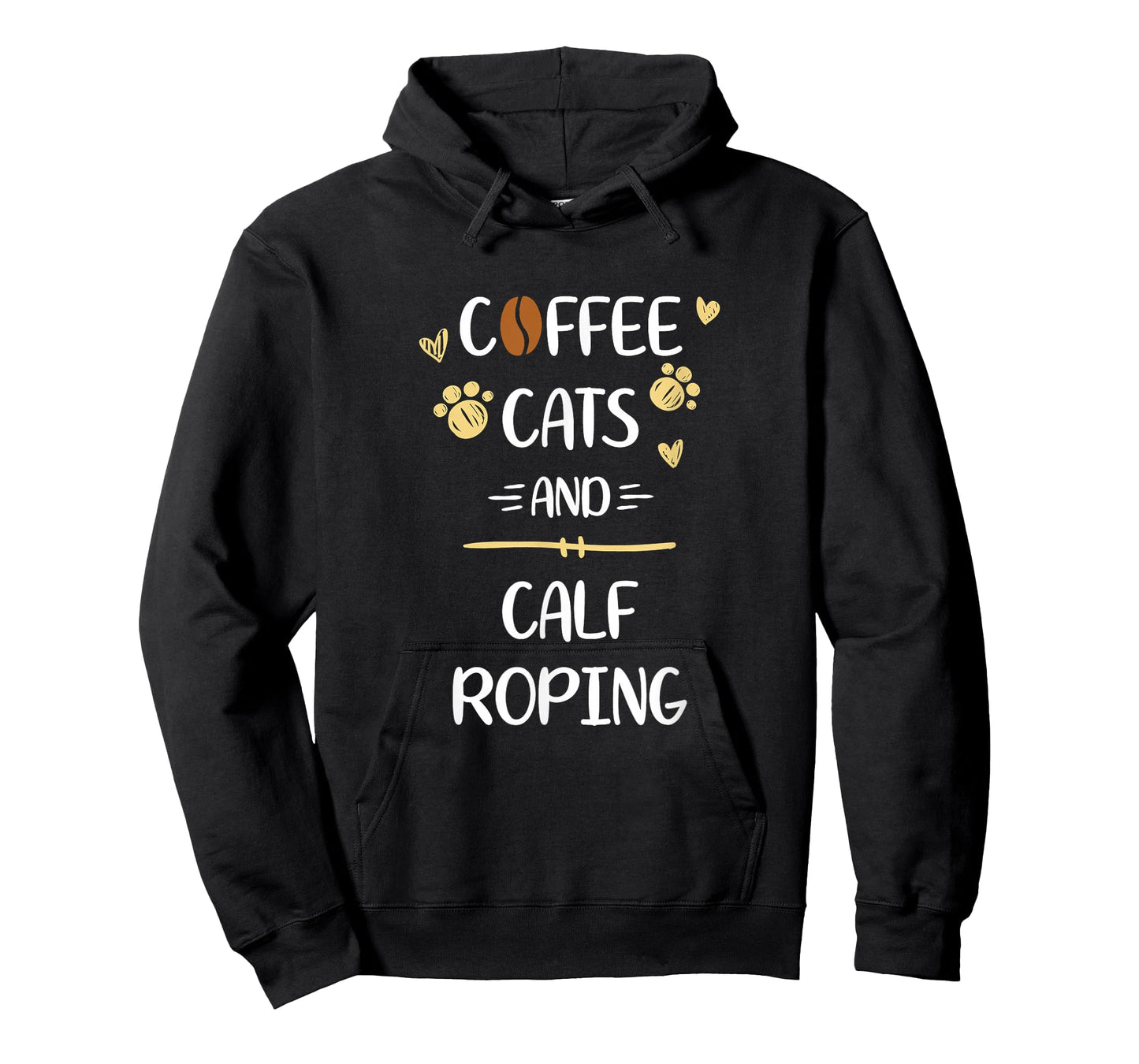 Coffee Cats and Calf Roping | Roping Rodeo T-Shirt
