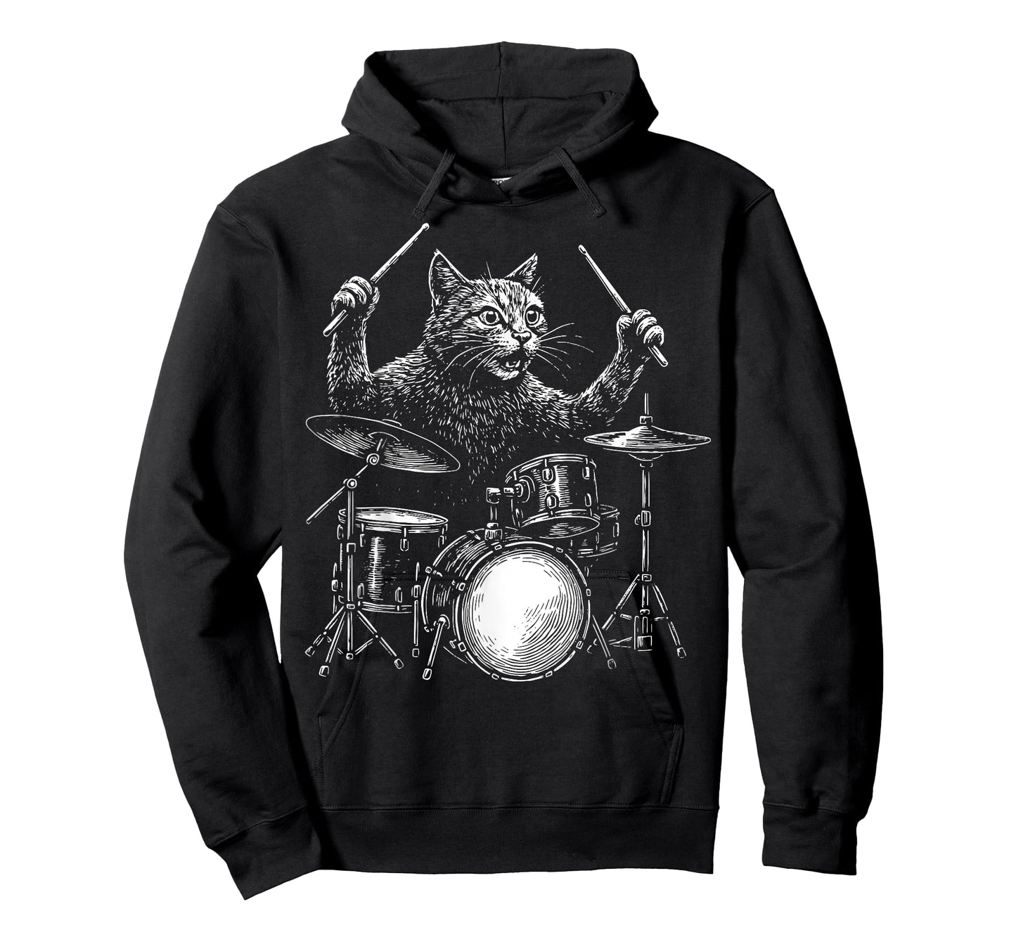 Cat Drummer T-Shirt