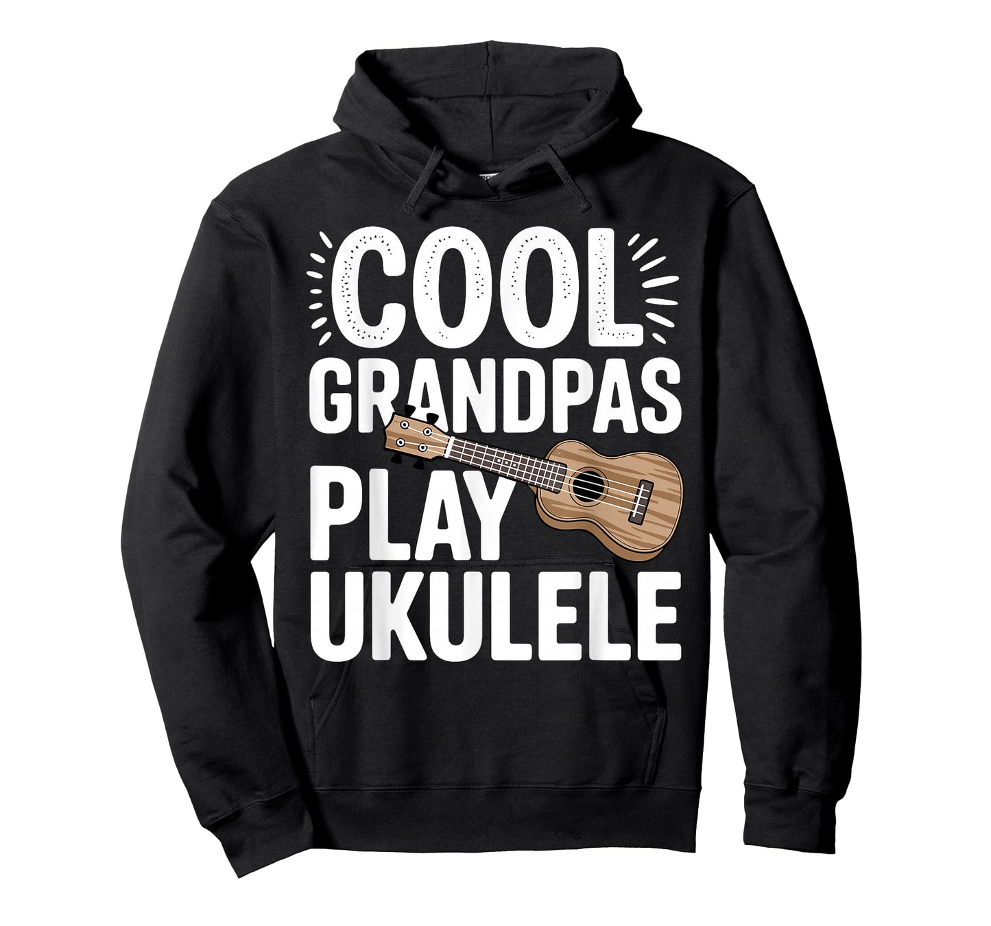 Cool Ukulele Art for Grandpa Men Music Lover Ukulele Player T-Shirt