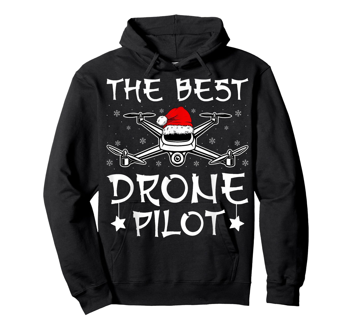 The Best Drone Pilot Santa Hat FPV Drone Operator Christmas T-Shirt