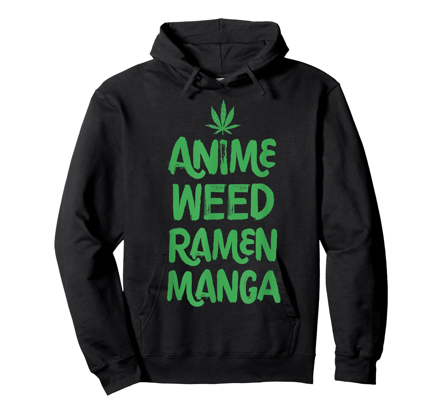 Anime Weed Ramen Manga Marijuana Leaf Cannabis Funny Japan T-Shirt