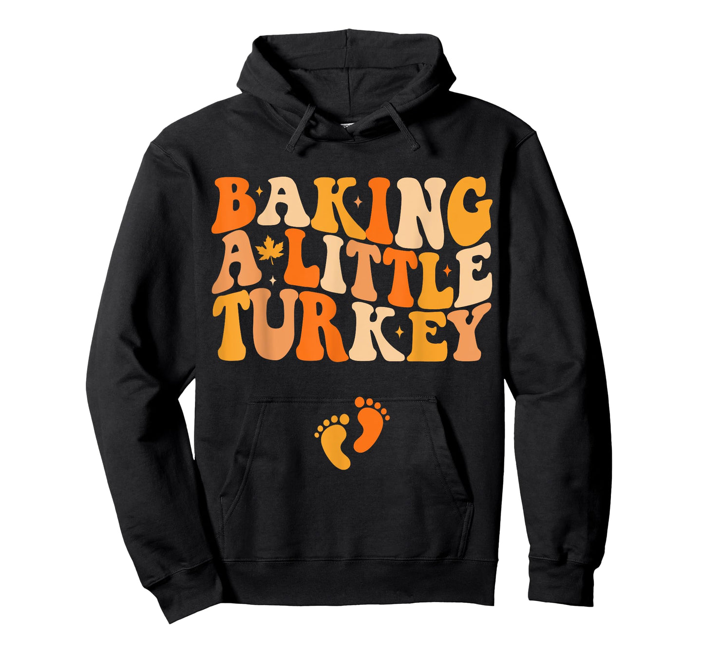 Baking A Little Turkey Thanksgiving Pregnancy Announcement T-Shirt