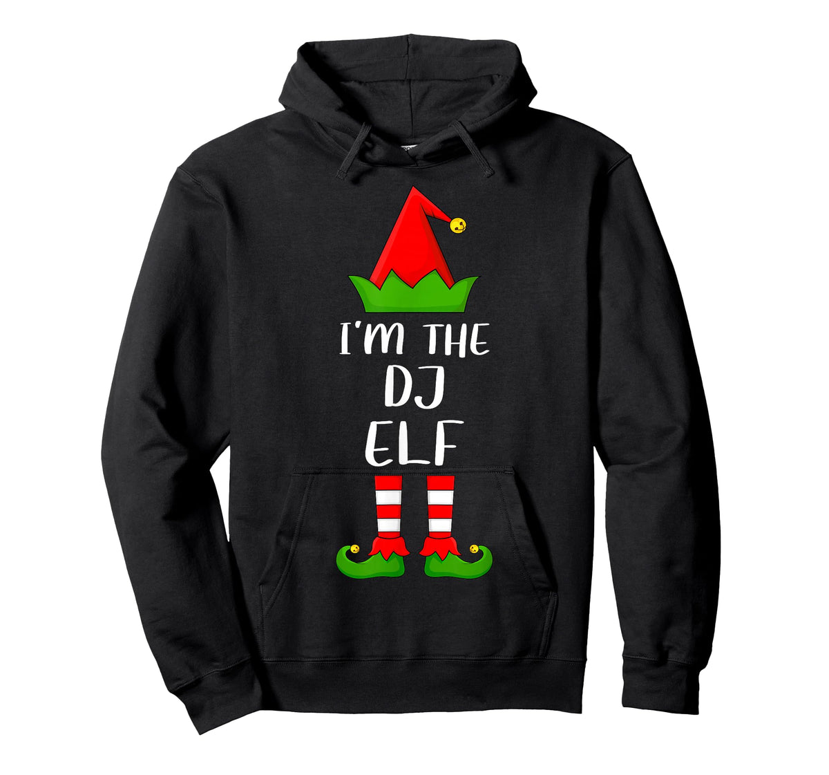 Funny Matching Family I'm The DJ Elf Christmas T-Shirt