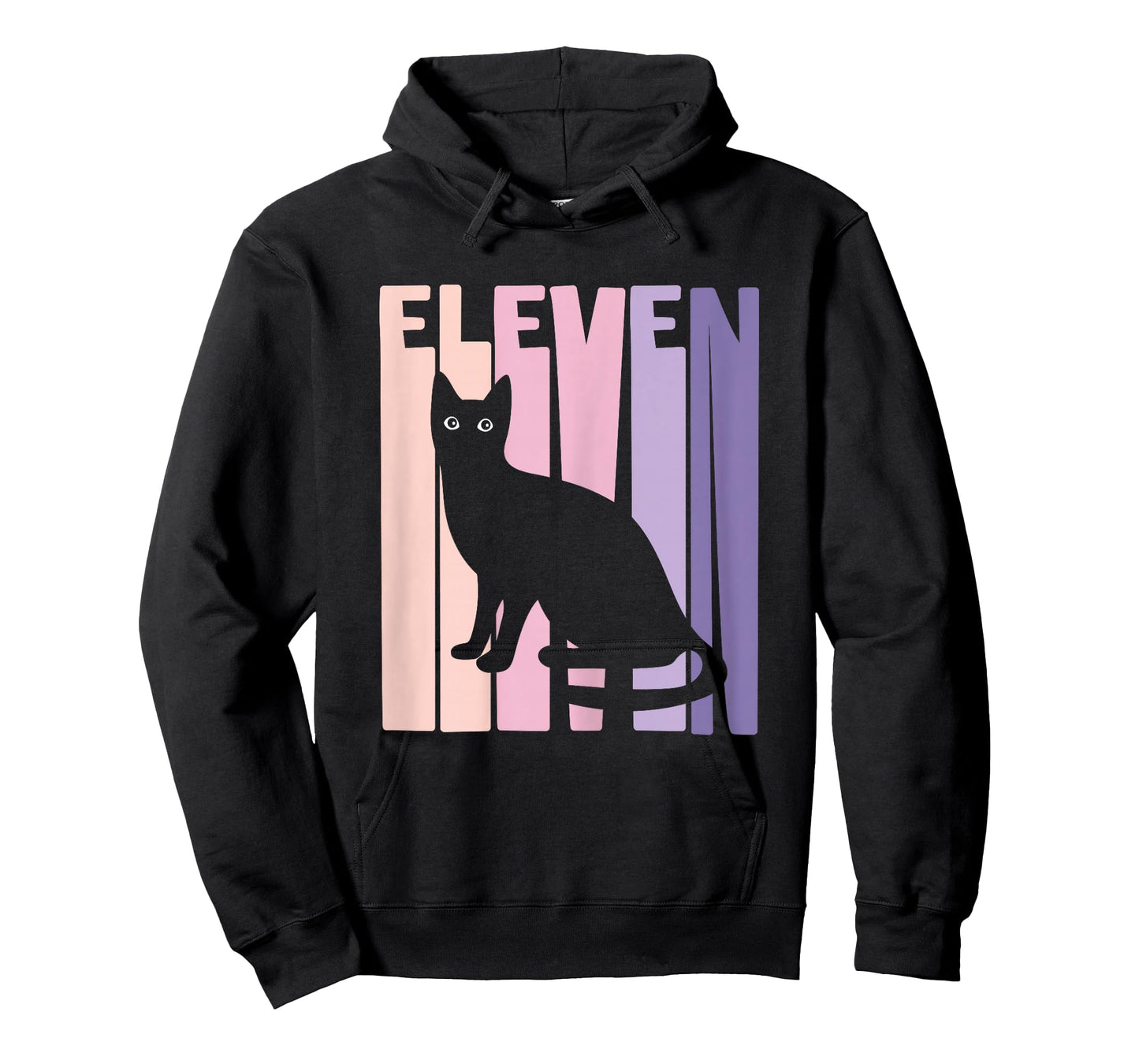 11th Birthday Gift Cute Cat Fan 11 Years old for Girls T-Shirt