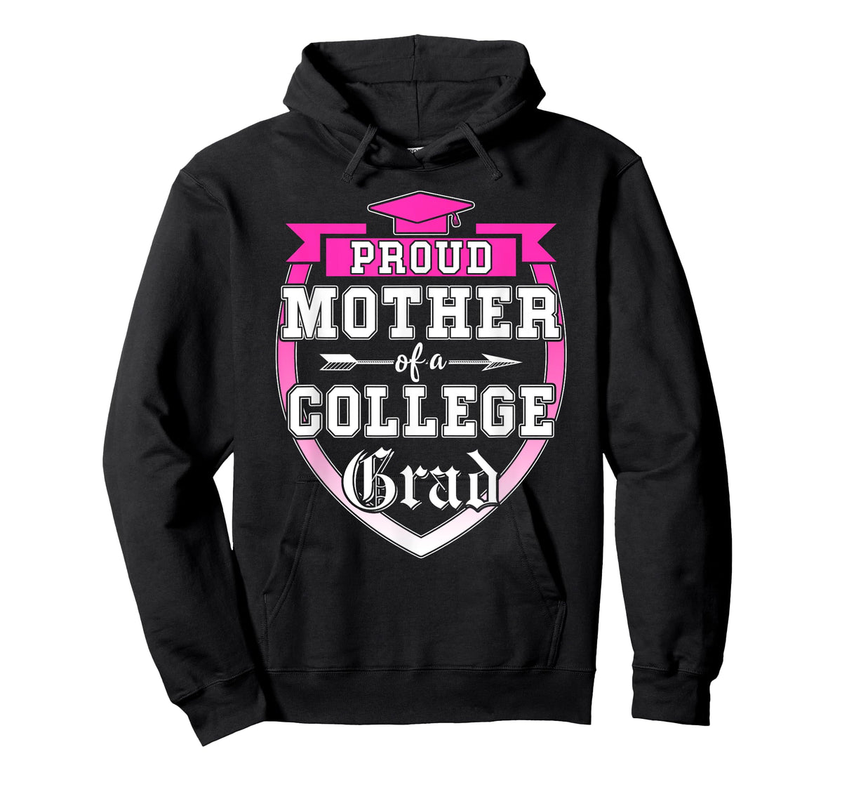 Proud Mother Of A College Grad Graduate Mama Mom Graduation T-Shirt