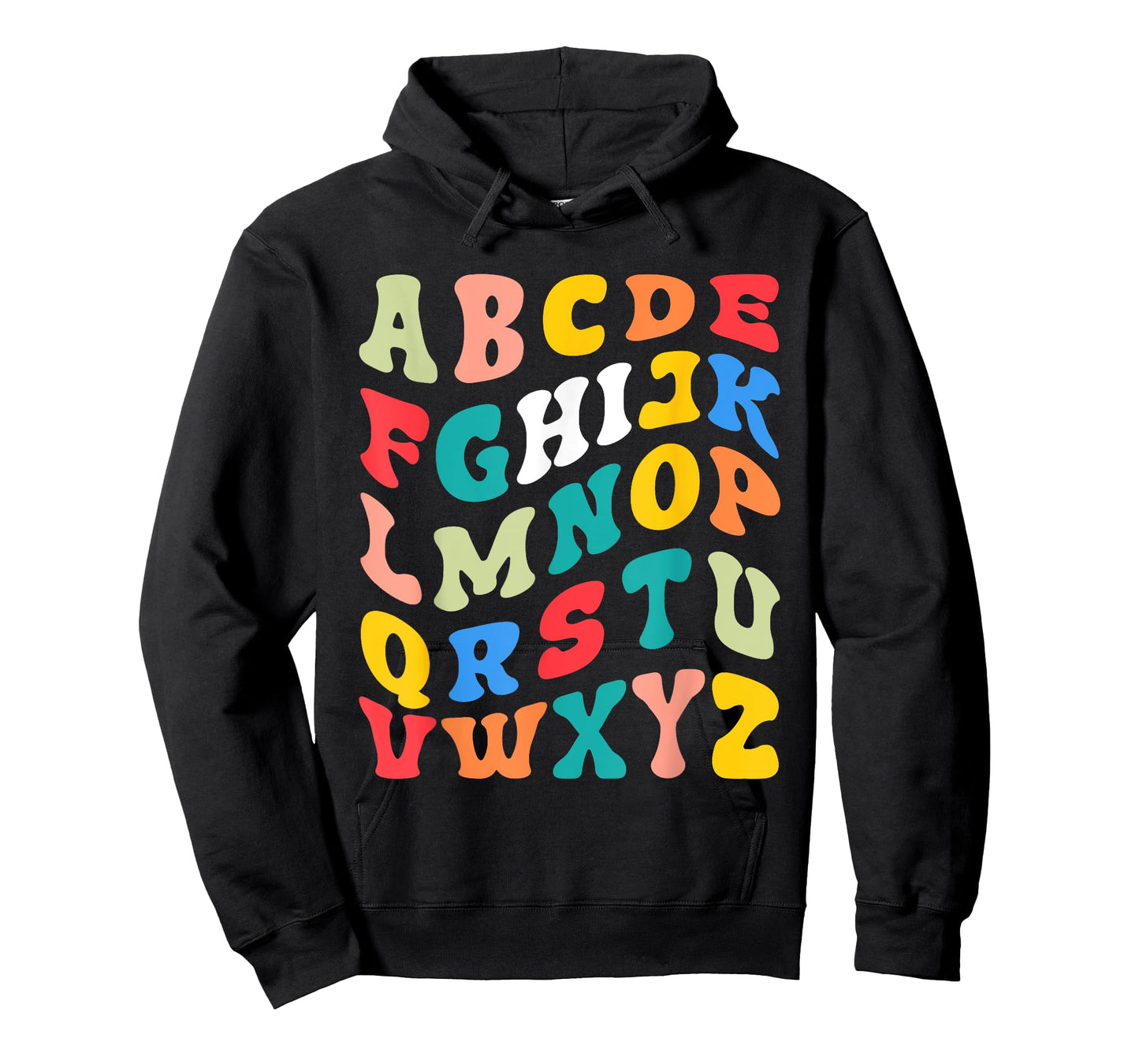 Alphabet Hi Back To School ABC Pre K Kindergarten Teacher Men Women Kids T-Shirt