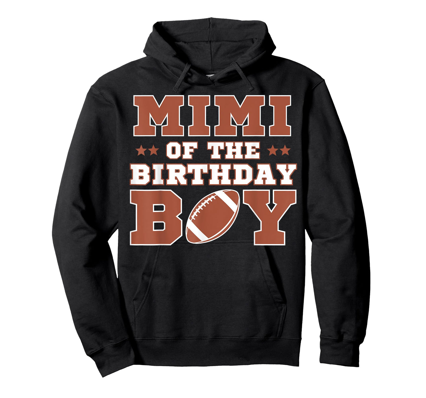 Mimi Of The Birthday Boy Football Kids 1st Bday Party Lover T-Shirt