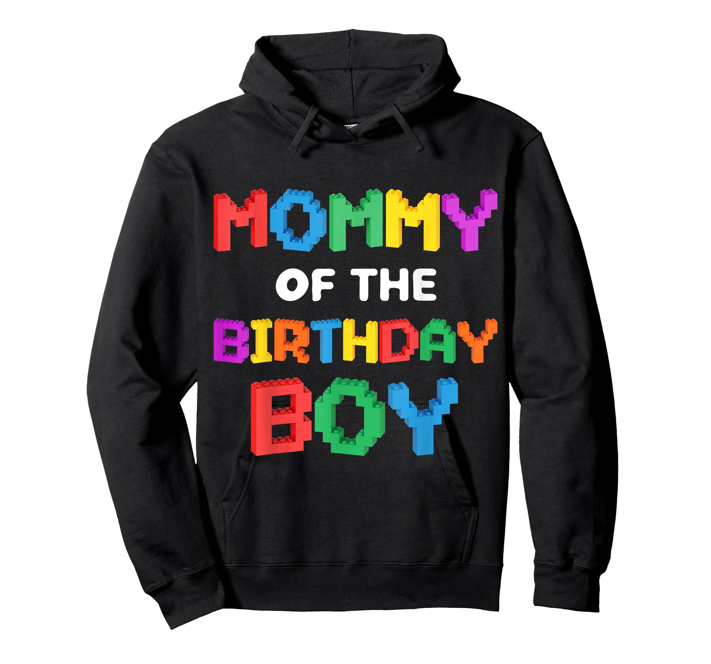 Mommy of the Birthday Boy Master Builder Bricks Blocks T-Shirt